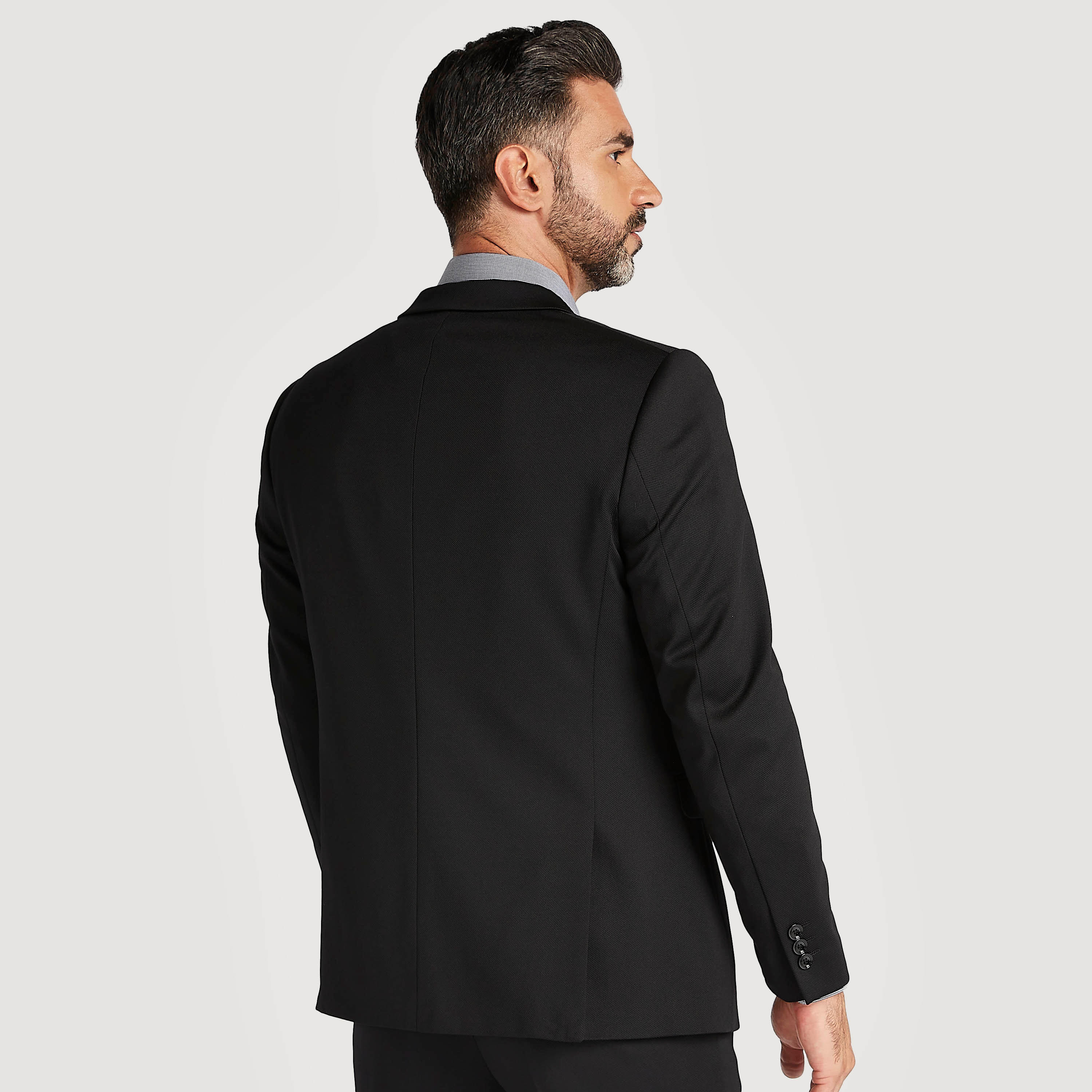 جاكيت بليزر بارز الملمس مع جيوب مع ياقة طويلة-men-winterwear-jacketsandblazers-image-4