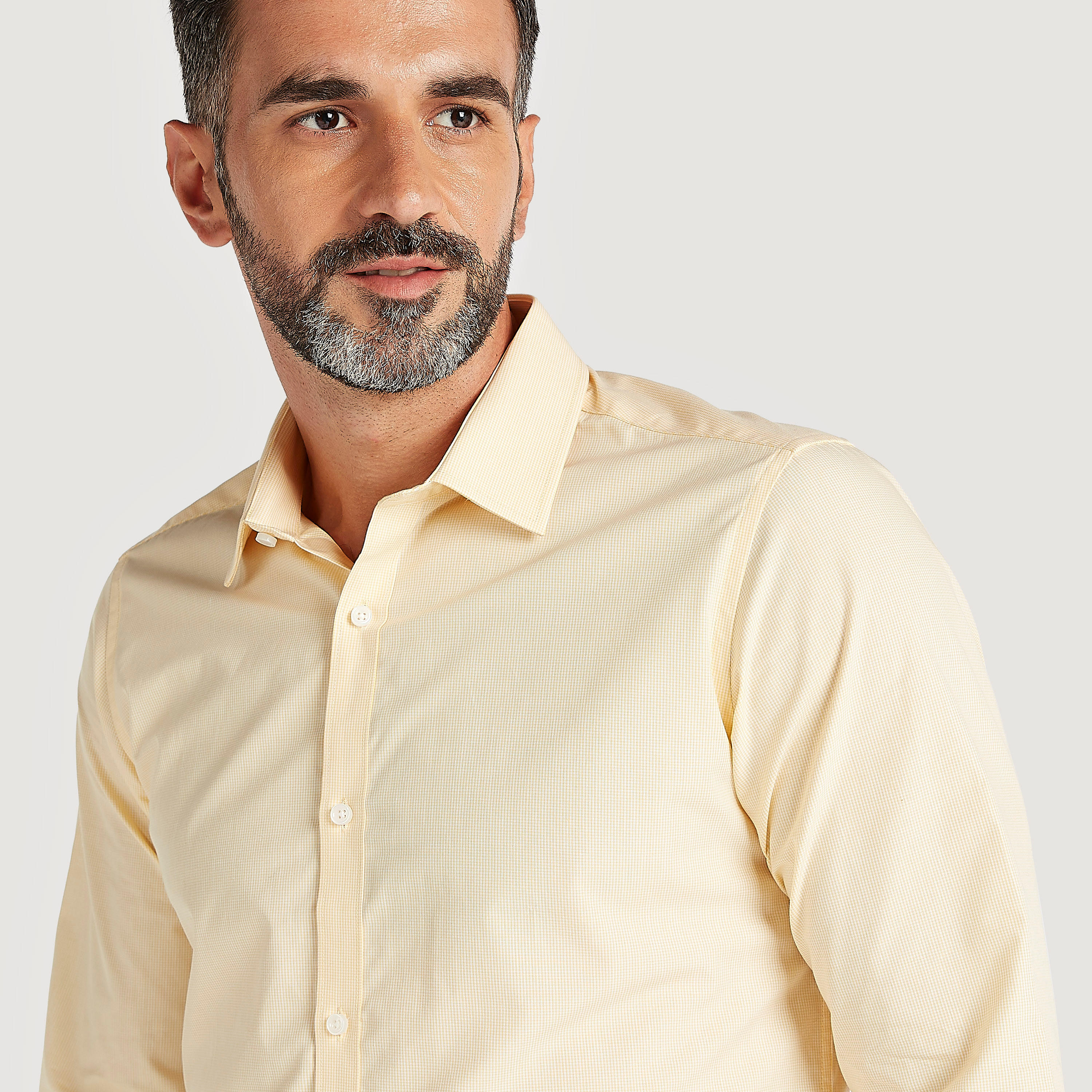 قميص كاروهات بأكمام طويلة وزر إغلاق-men-clothing-shirts-image-3