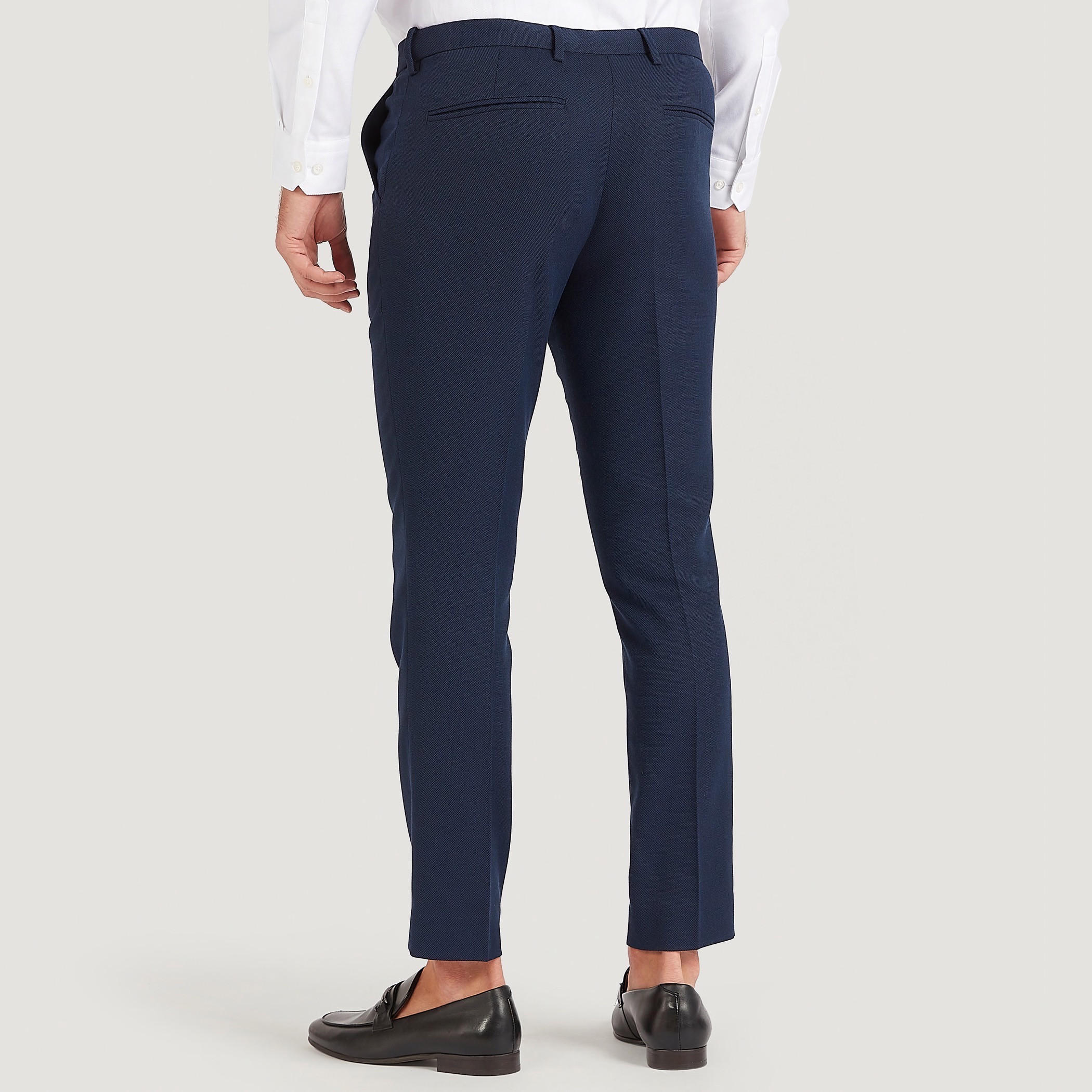 Textured Flexi Waist Slim Fit Trousers with Button Closure-men-clothing-bottoms-trousersandchinos-trousers-image-4