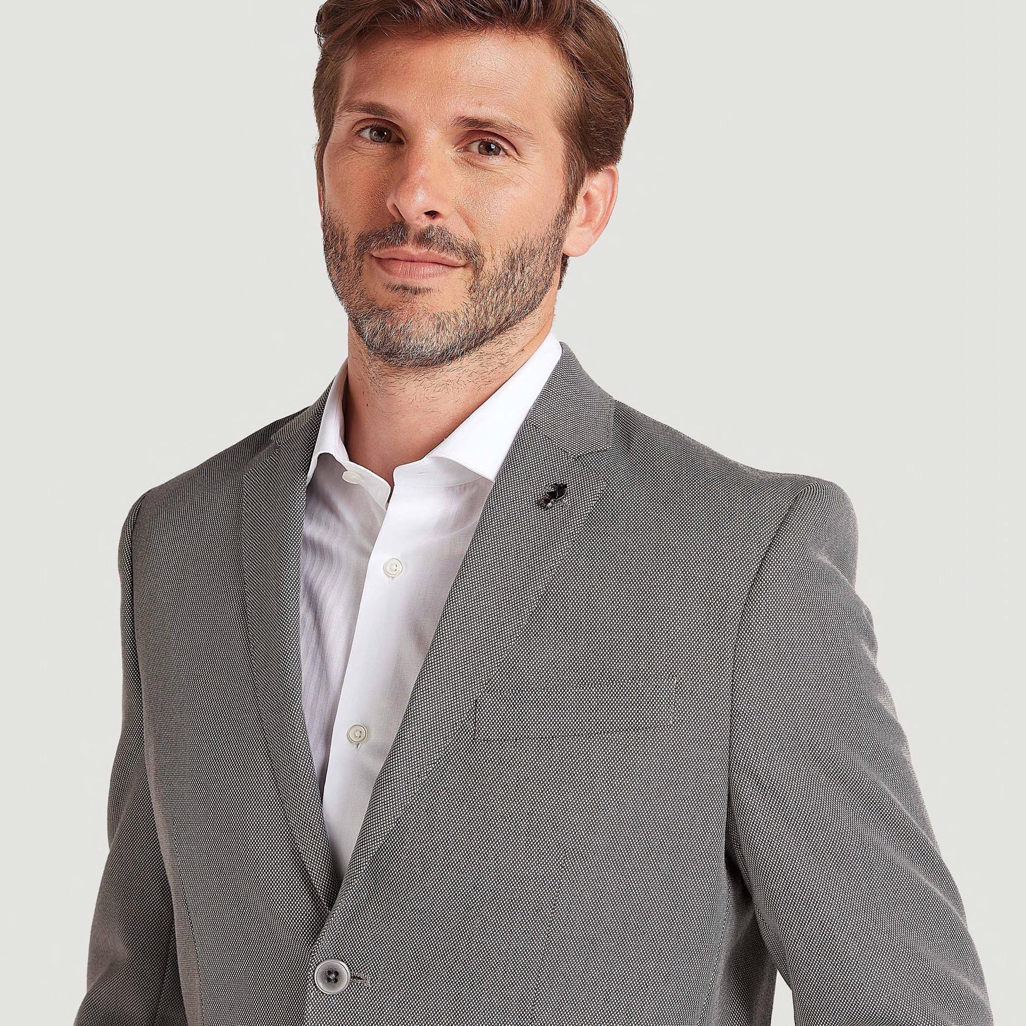 جاكيت بليزر بارز الملمس سليم فيت بياقة مطويّة-men-winterwear-jacketsandblazers-image-3