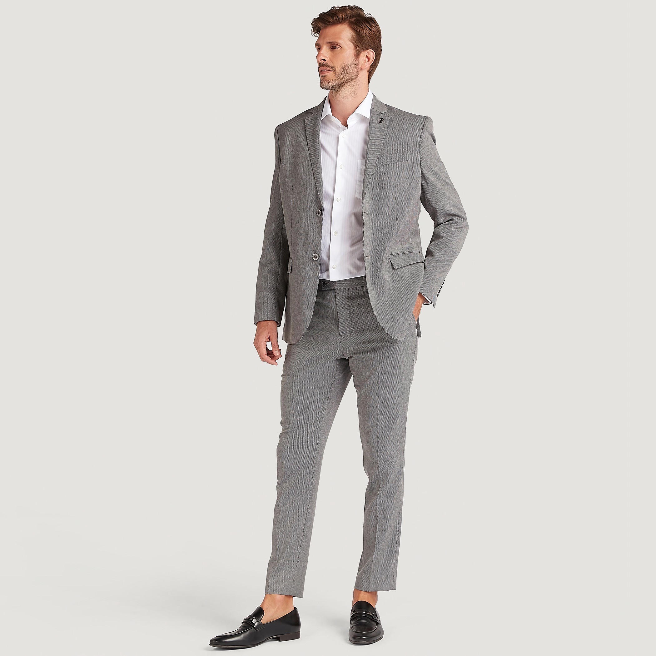 قميص سيلف مخطّط بأكمام طويلة وجيب خارجي-men-clothing-shirts-image-2