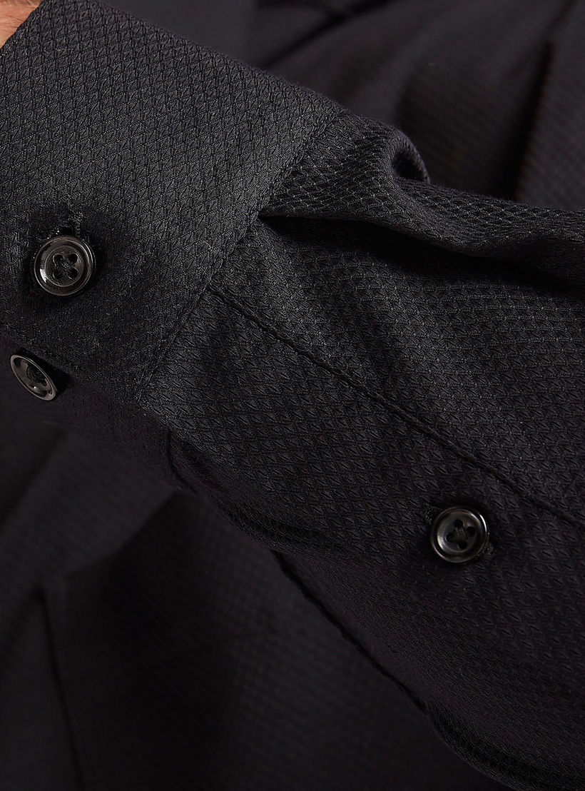 Solid Shirt with Collar and Long Sleeves-men-clothing-shirts-image-6