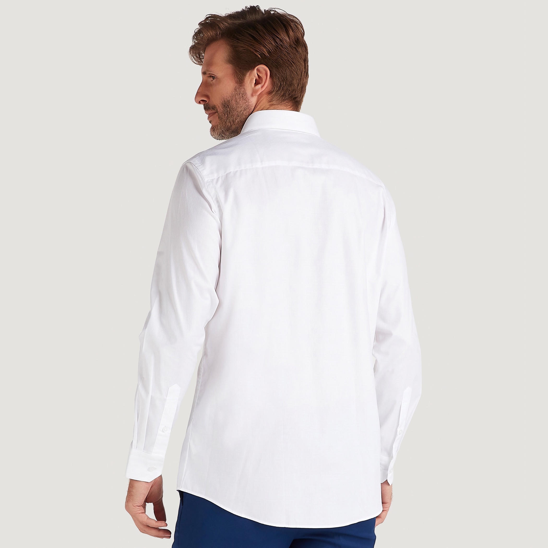 قميص بارز الملمس بأكمام طويلة وجيب على الصّدر-men-clothing-shirts-image-4