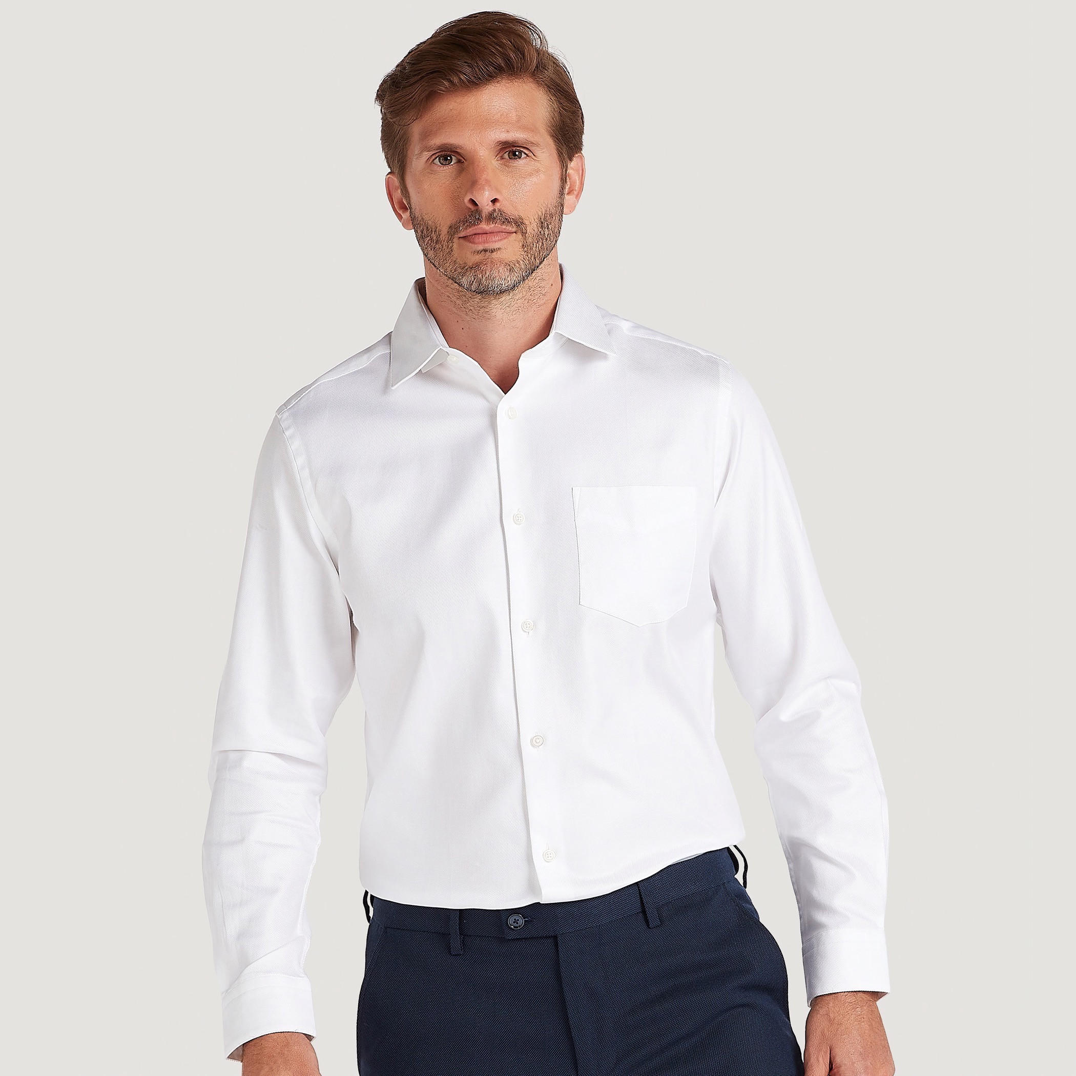 قميص بارز الملمس بياقة عادية وأكمام طويلة-men-clothing-shirts-image-6