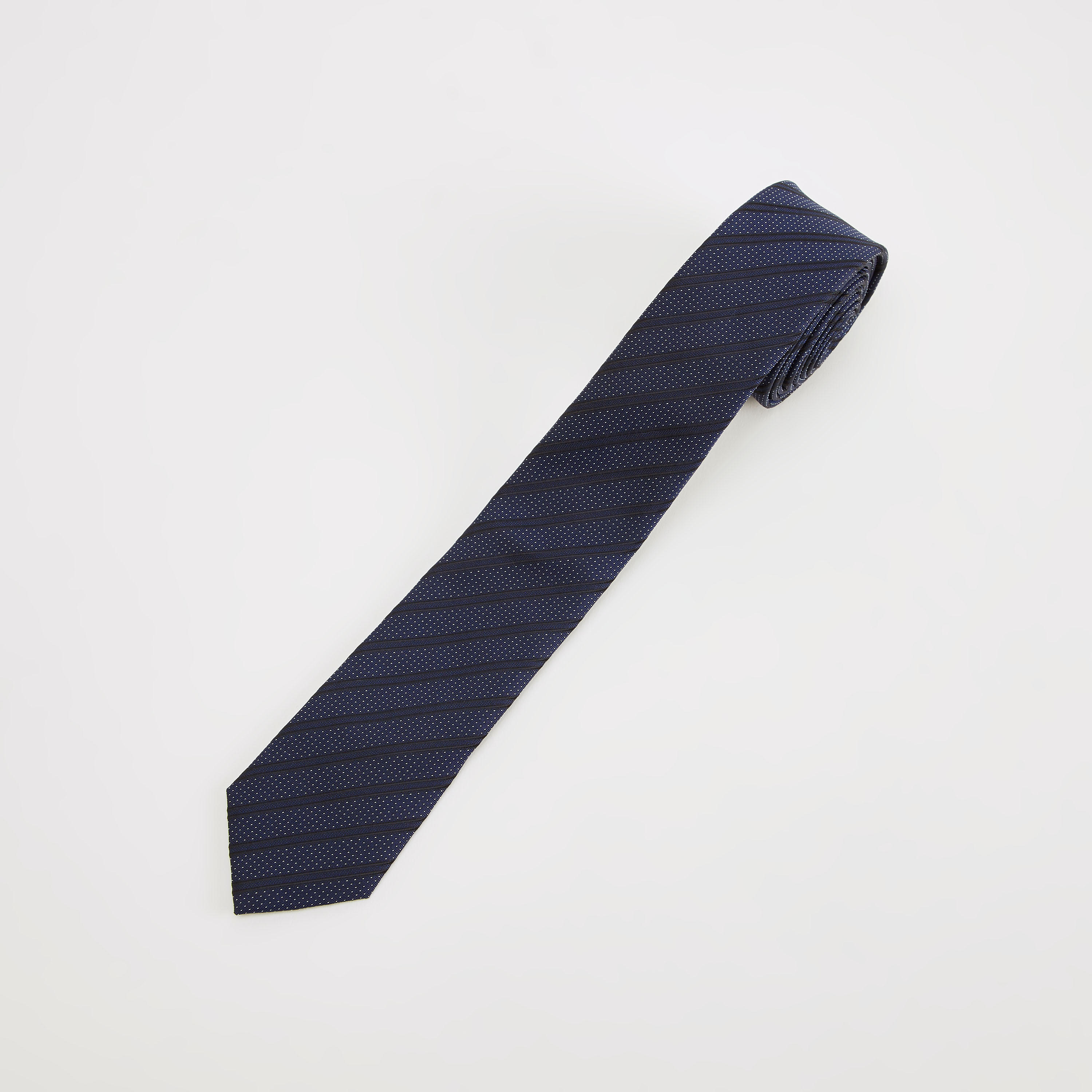 ربطة عنق مخطّطة بحلقة تثبيت-men-tiesandcufflinks-pocketsquares-image-4