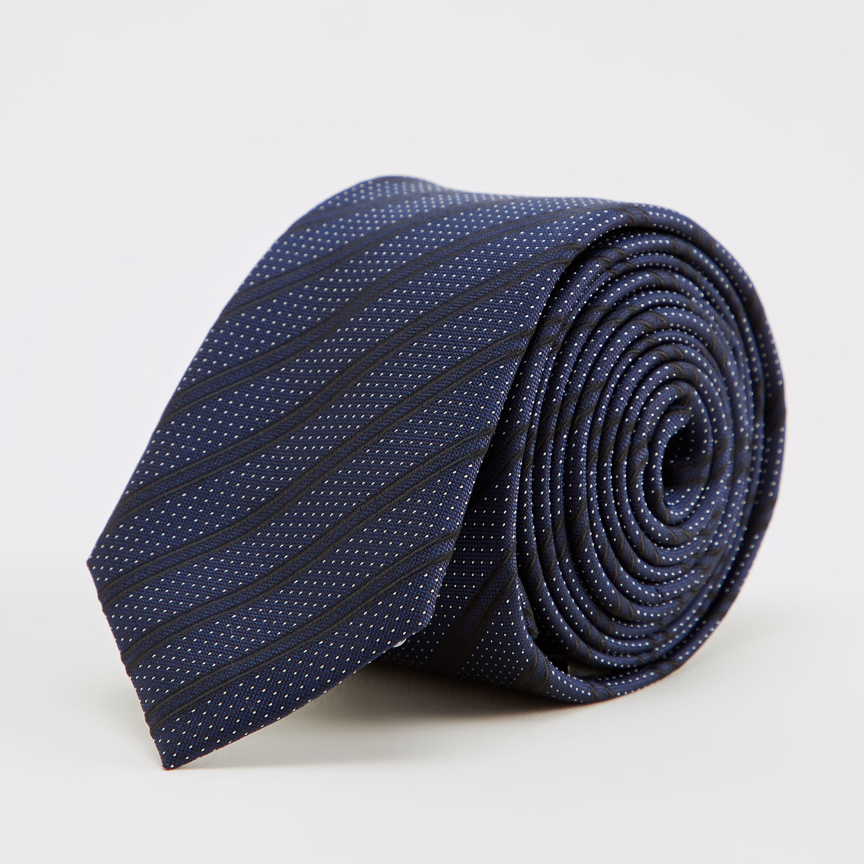 ربطة عنق مخطّطة بحلقة تثبيت-men-tiesandcufflinks-pocketsquares-image-3