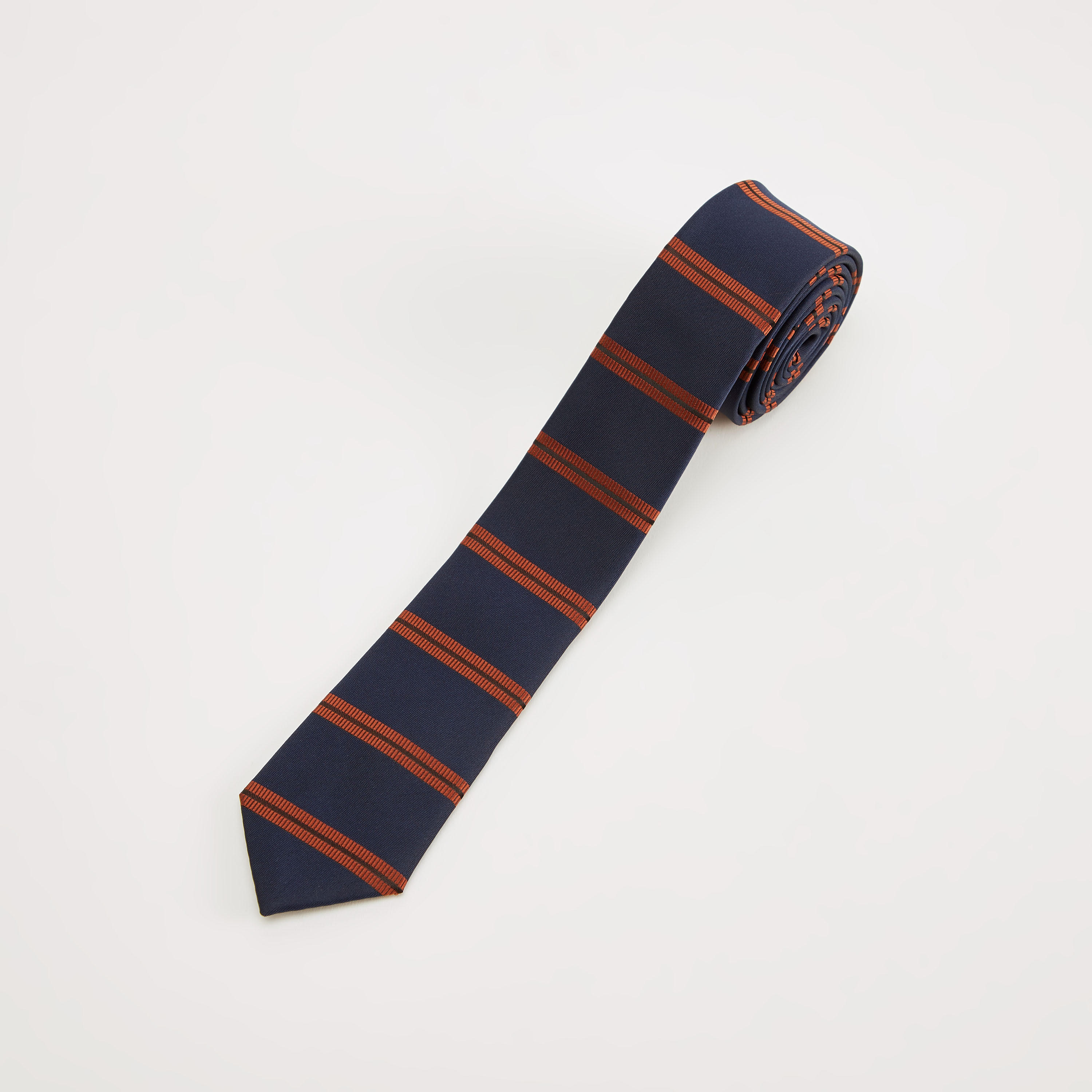 Striped Tie with Keeper Loop-men-tiesandcufflinks-pocketsquares-image-1