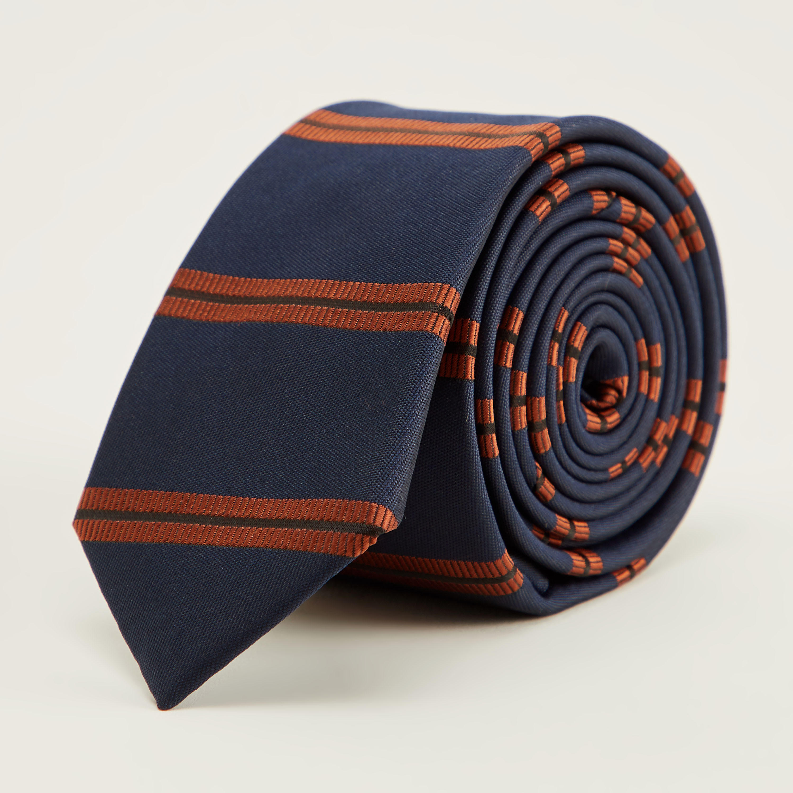 Striped Tie with Keeper Loop-men-tiesandcufflinks-pocketsquares-image-2