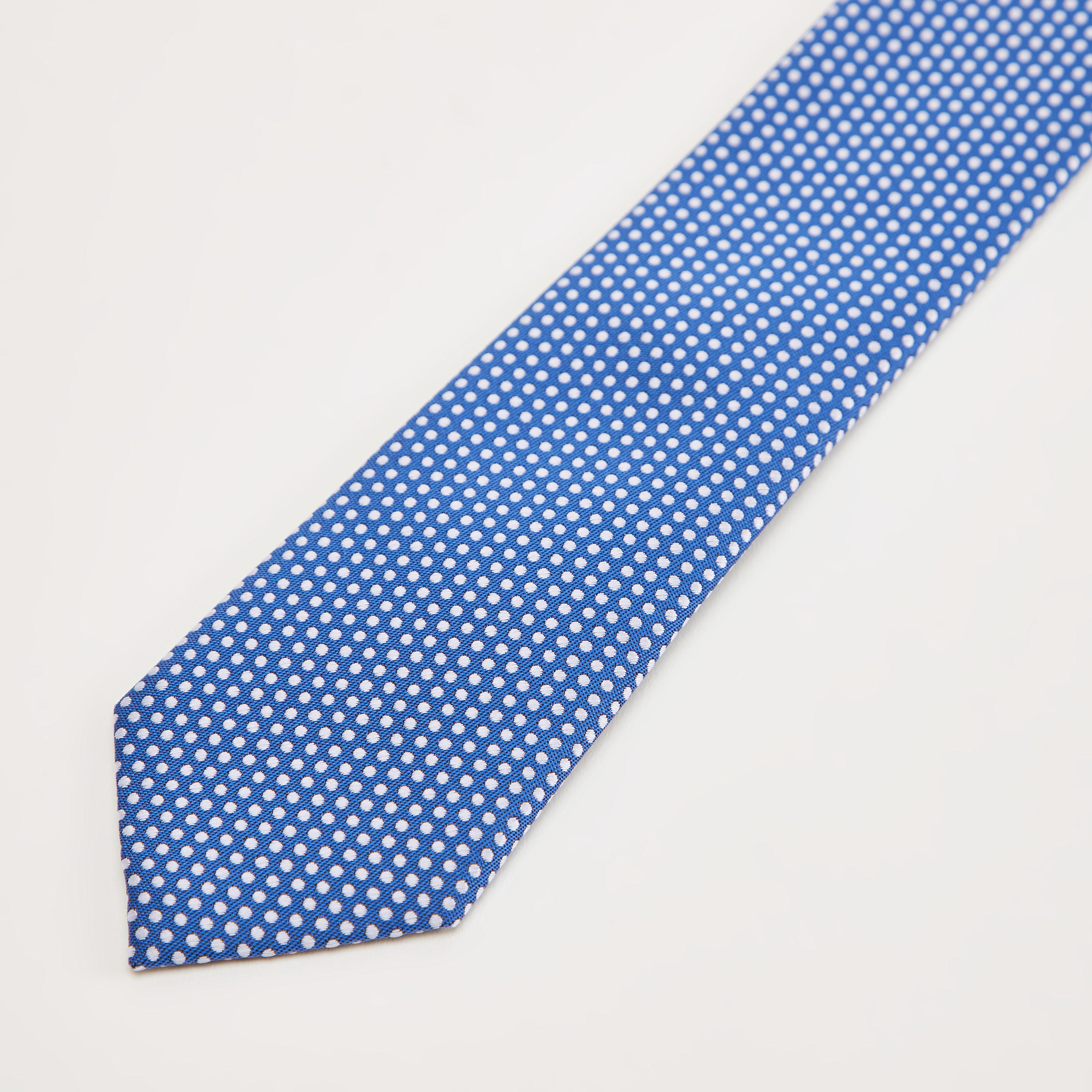 ربطة عنق منقّطة بحلقة تثبيت-men-tiesandcufflinks-pocketsquares-image-2