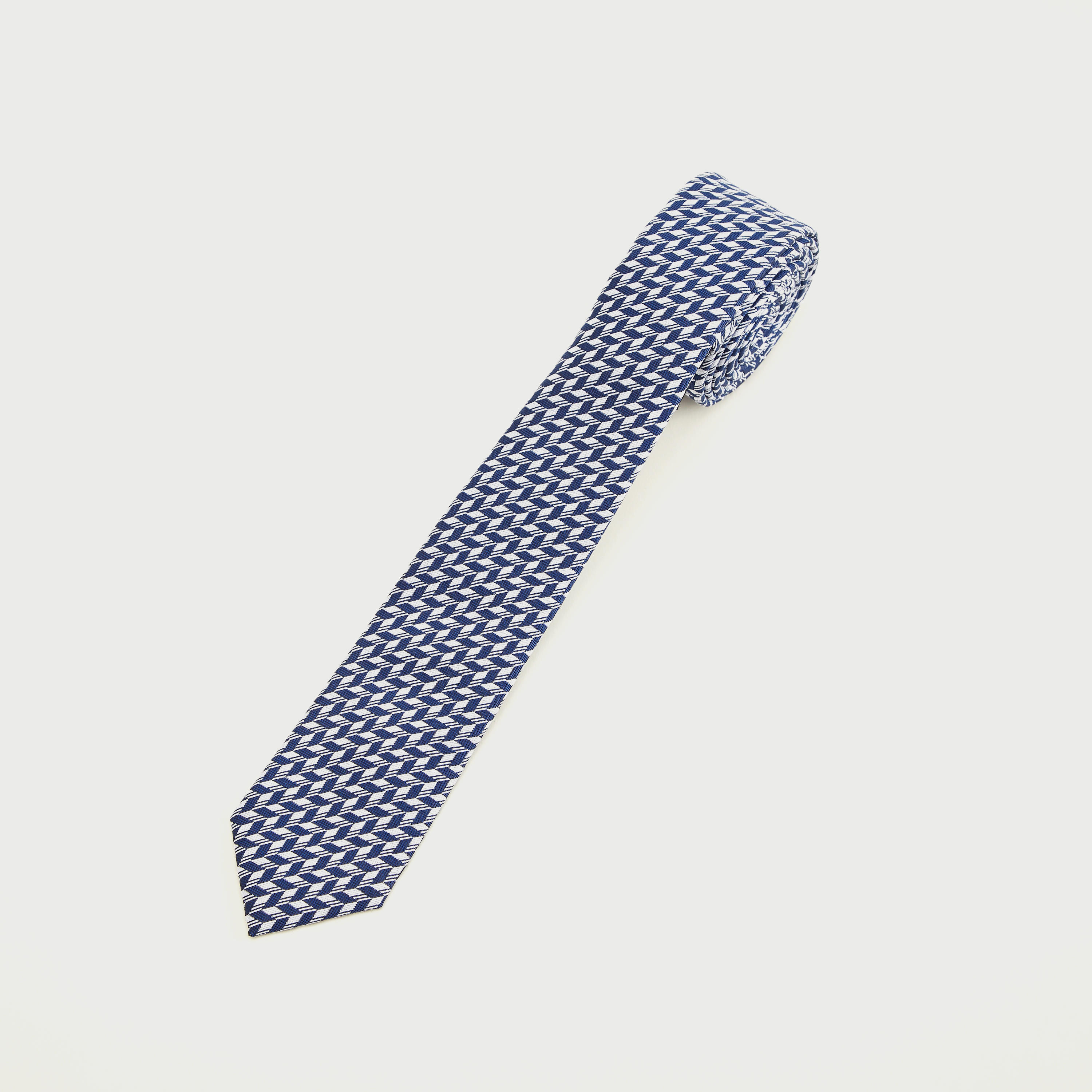 Textured Tie with Keeper Loop-men-tiesandcufflinks-pocketsquares-image-1