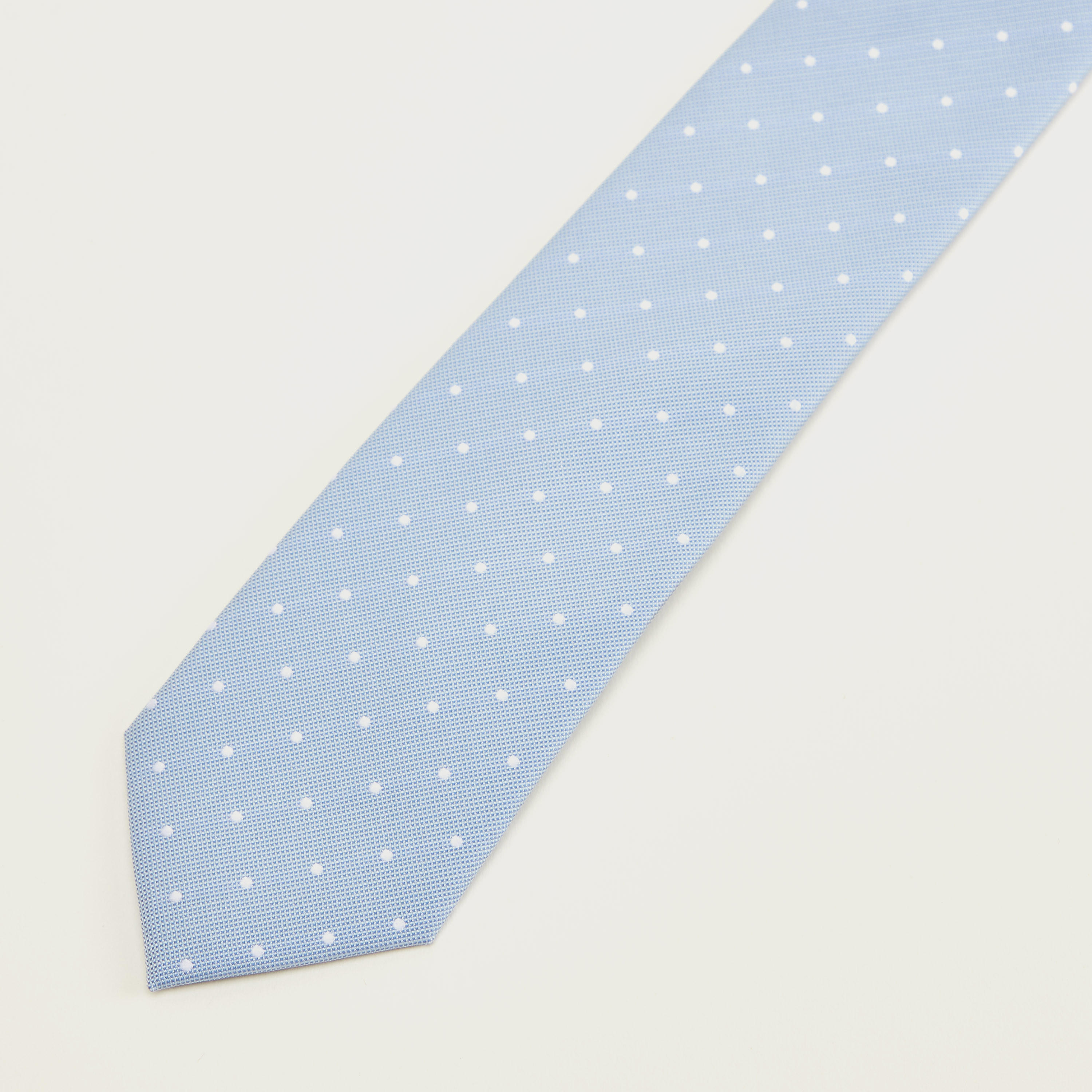Polka Dotted Tie with Keeper Loop-men-tiesandcufflinks-pocketsquares-image-3