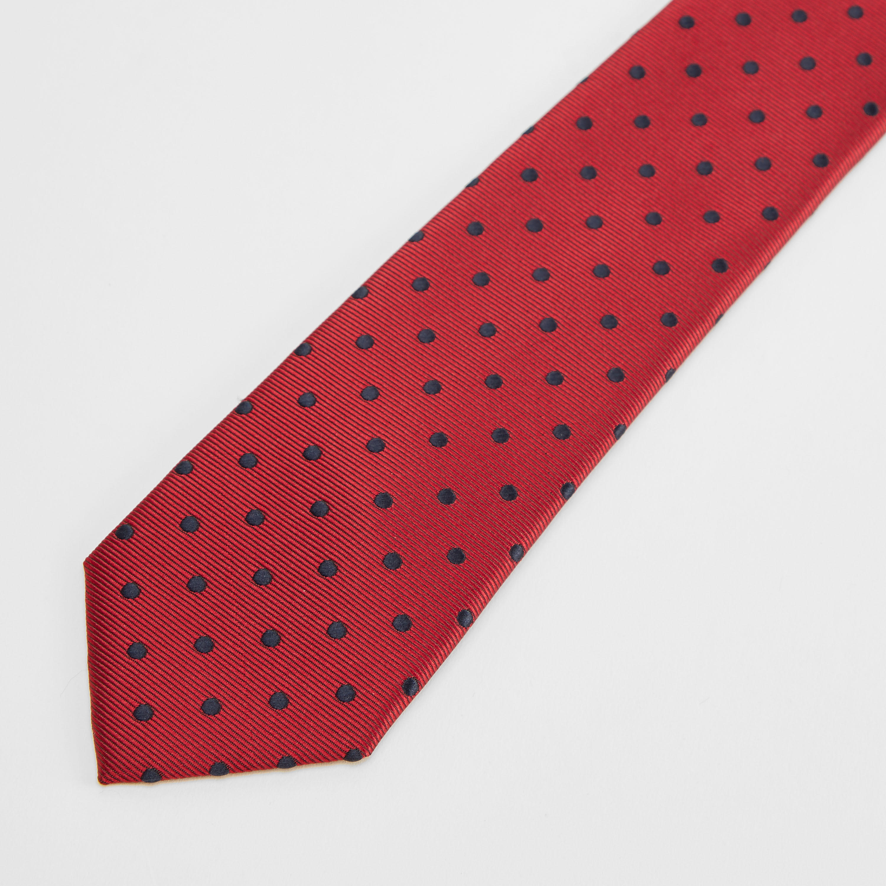 ربطة عنق منقّطة بحلقة تثبيت-men-tiesandcufflinks-pocketsquares-image-2