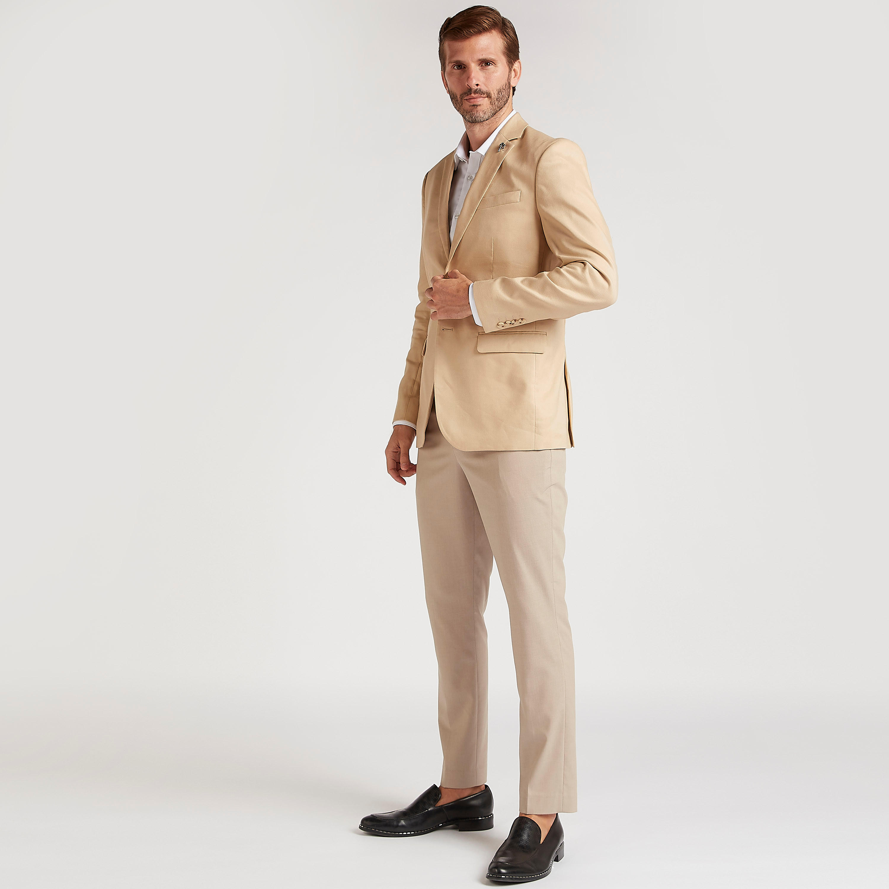 Solid Lightweight Blazer with Notched Lapels-men-winterwear-jacketsandblazers-image-2
