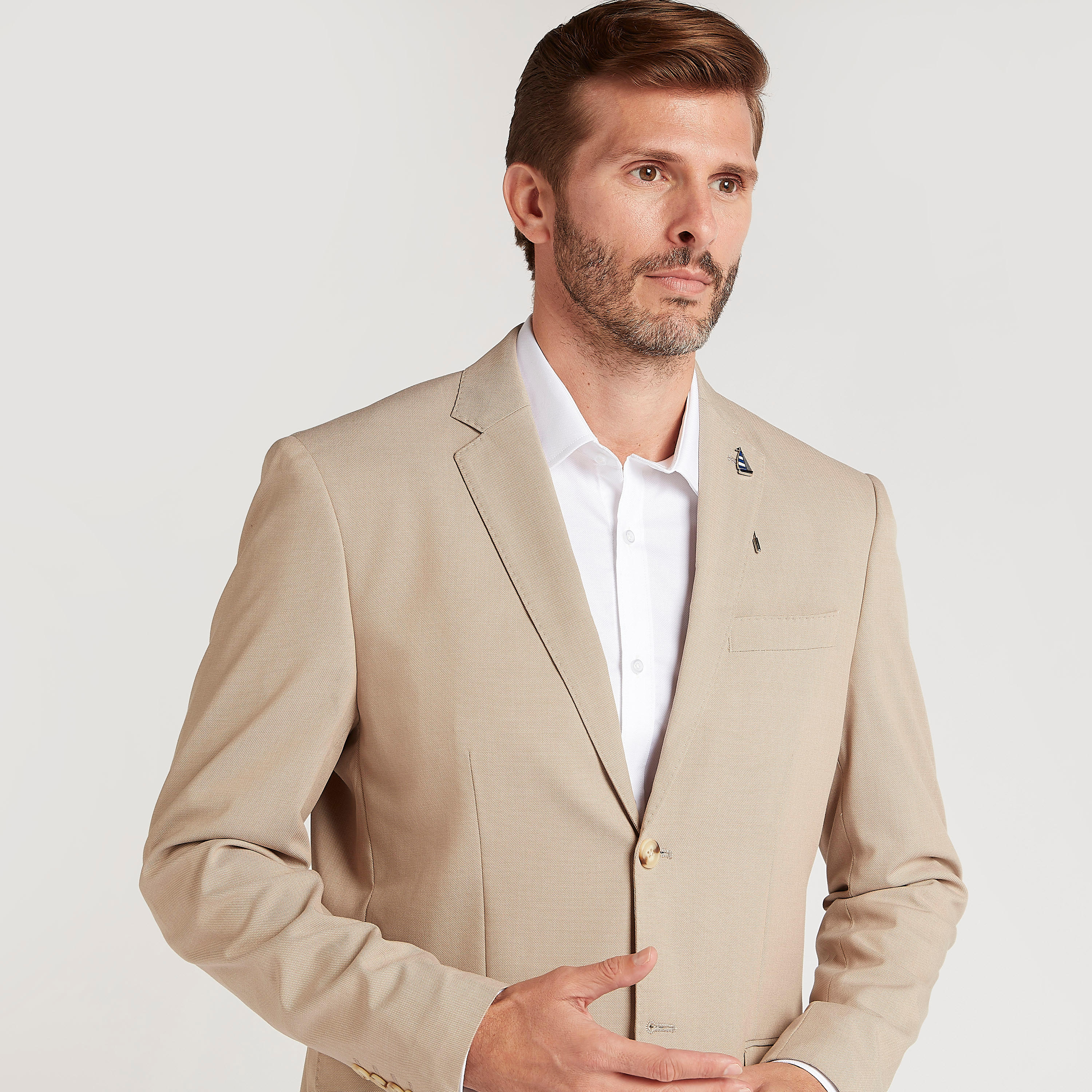 Textured Formal Blazer with Lapel Collar and Long Sleeves-men-winterwear-jacketsandblazers-image-7