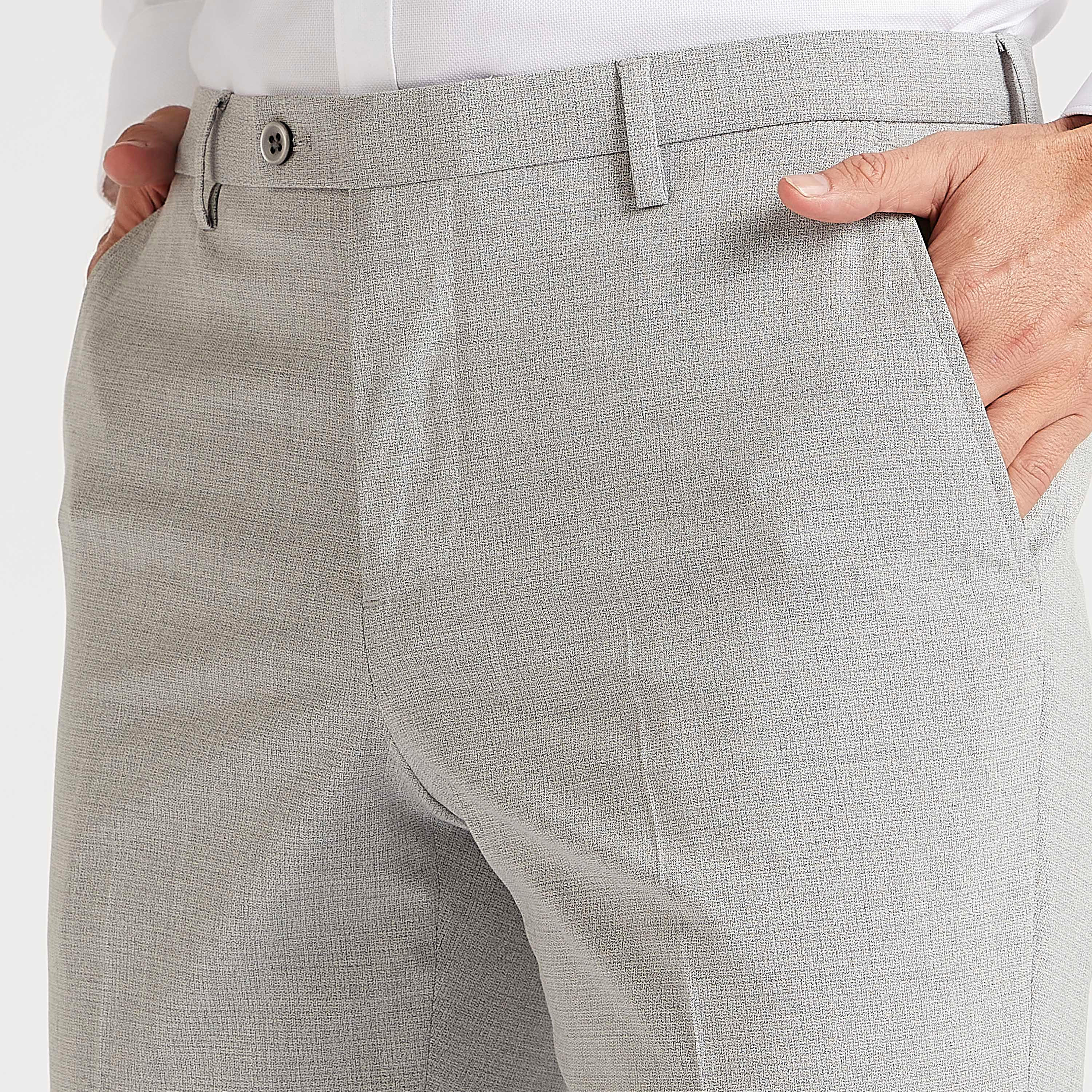 Slim Fit Mid-Rise Formal Trousers with Pockets and Button Closure-men-clothing-bottoms-trousersandchinos-trousers-image-3