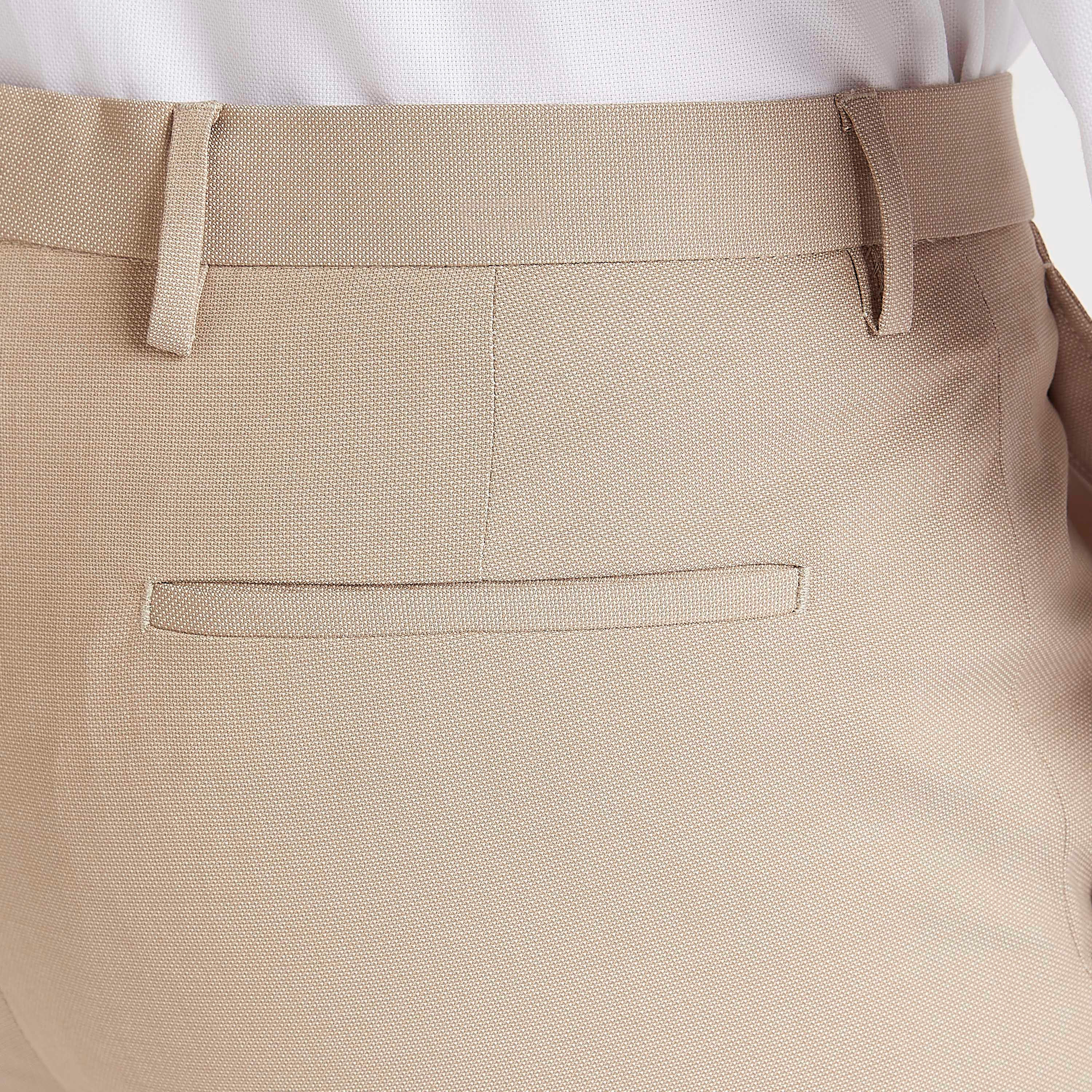 بنطلون طويل بقصة سليم وجيوب وزر إغلاق-men-clothing-bottoms-trousersandchinos-trousers-image-5