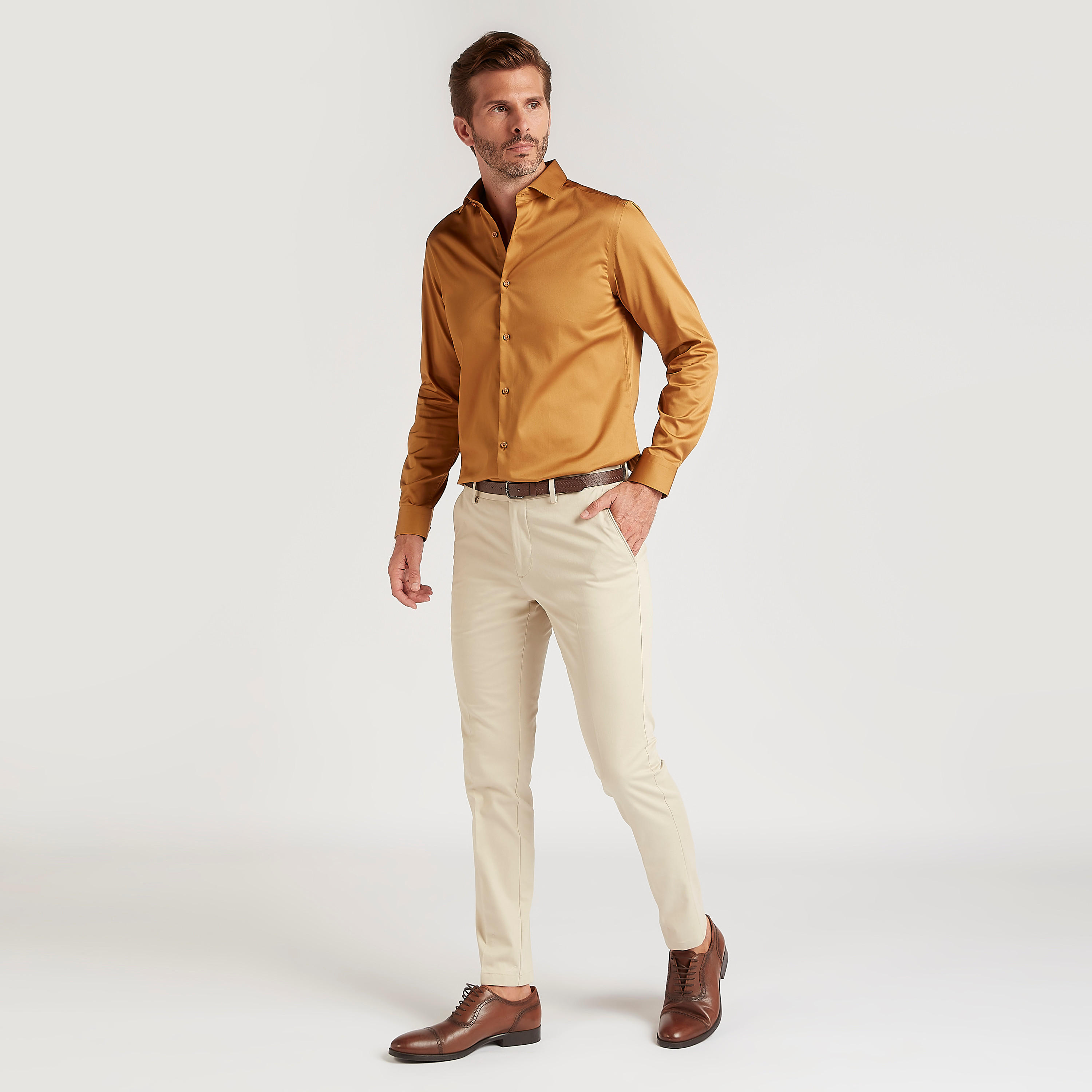 بنطلون سادة سليم فيت بخصر متوسّط الارتفاع وزر إغلاق-men-clothing-bottoms-trousersandchinos-trousers-image-3