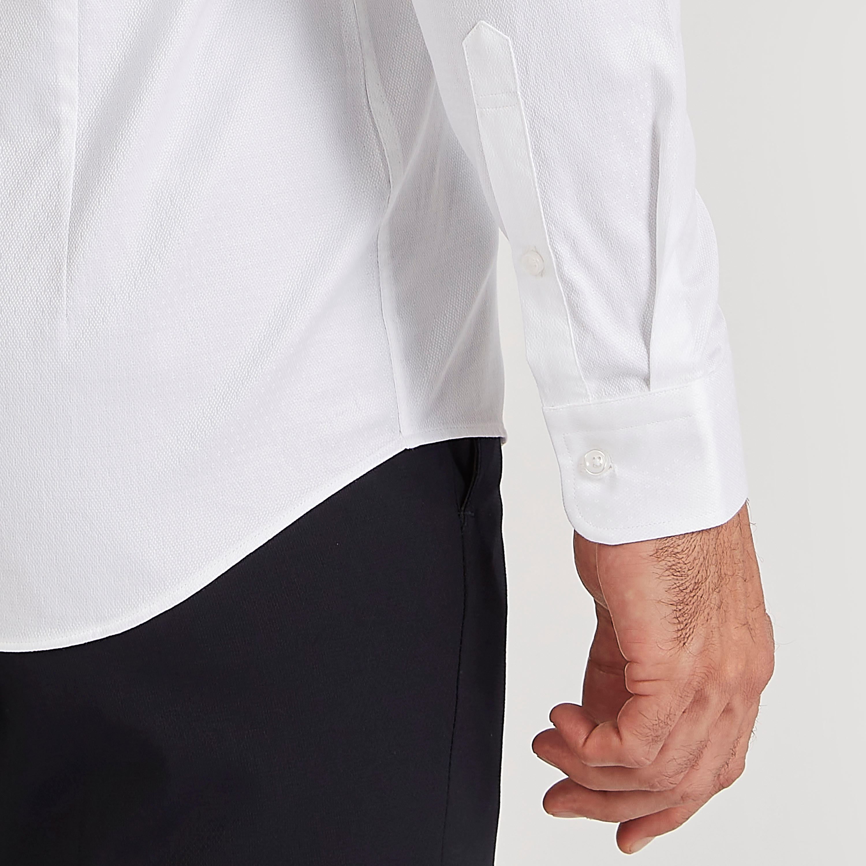 Textured Slim Fit Shirt with Long Sleeves-men-clothing-shirts-image-3