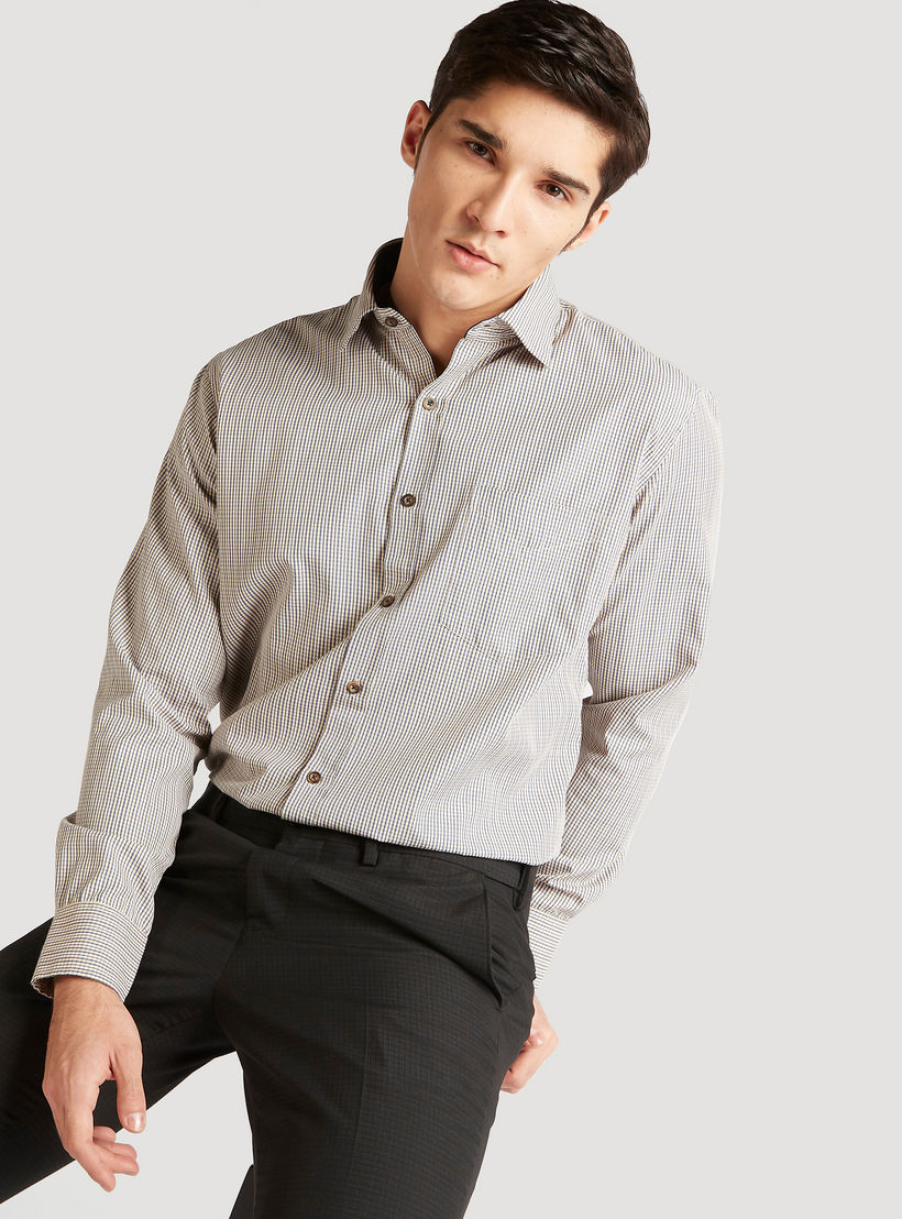 قميص كاروهات بأكمام طويلة وجيب-men-clothing-shirts-image-7