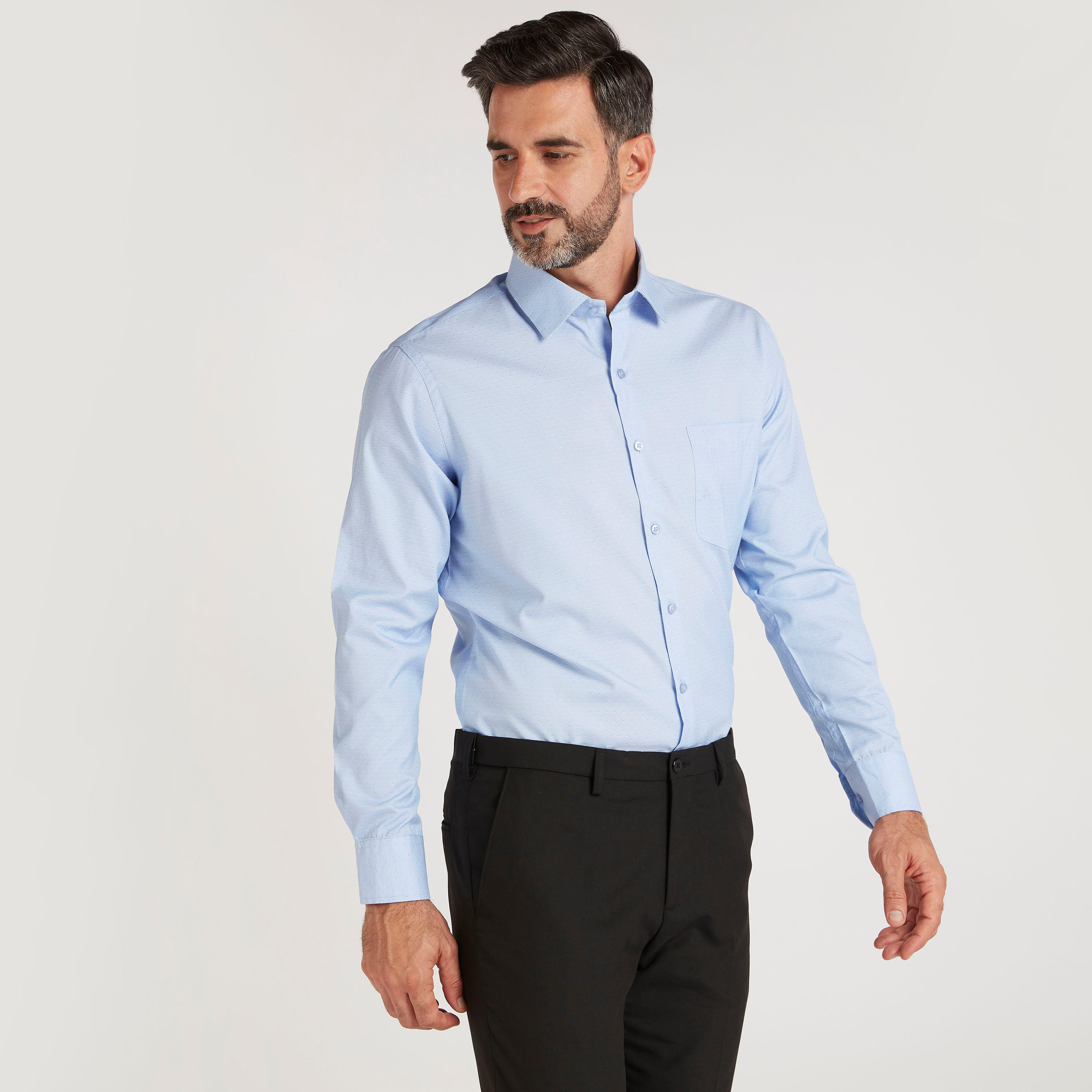 قميص رسمي بأكمام طويلة وجيب على الصدر وطبعات-men-clothing-shirts-image-1