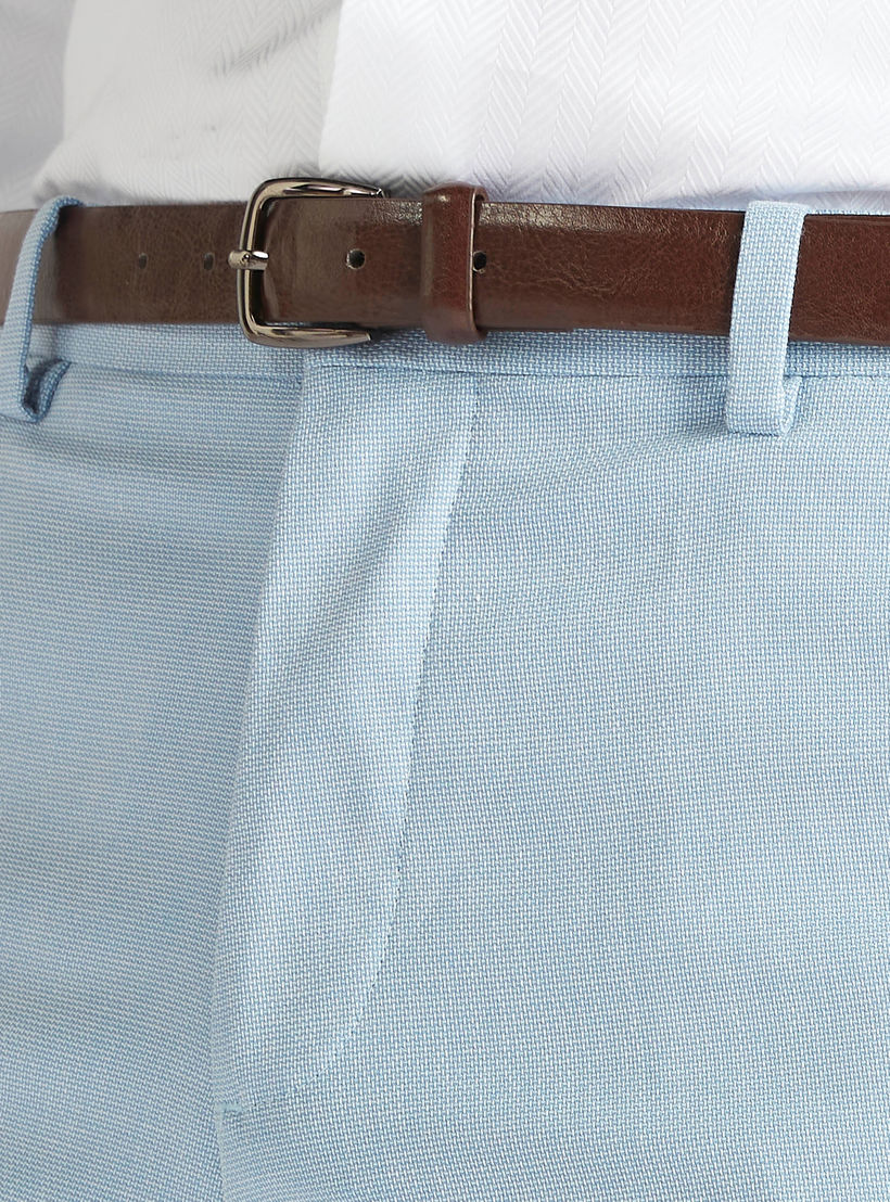 بنطلون رسمي بارز الملمس بزر إغلاق وجيوب من بوسيني-men-clothing-bottoms-trousersandchinos-trousers-image-3