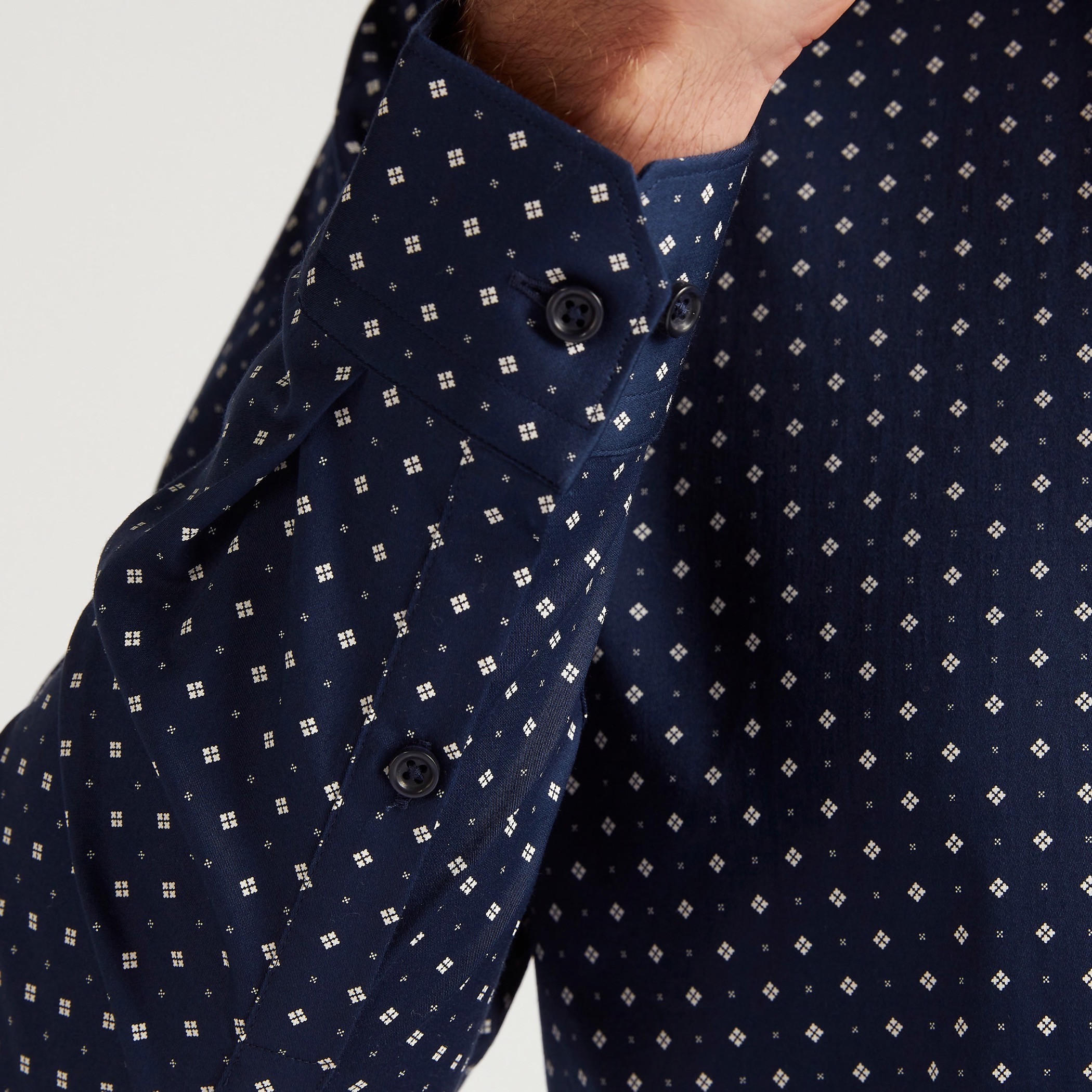 Printed Formal Shirt with Long Sleeves-men-clothing-shirts-image-5