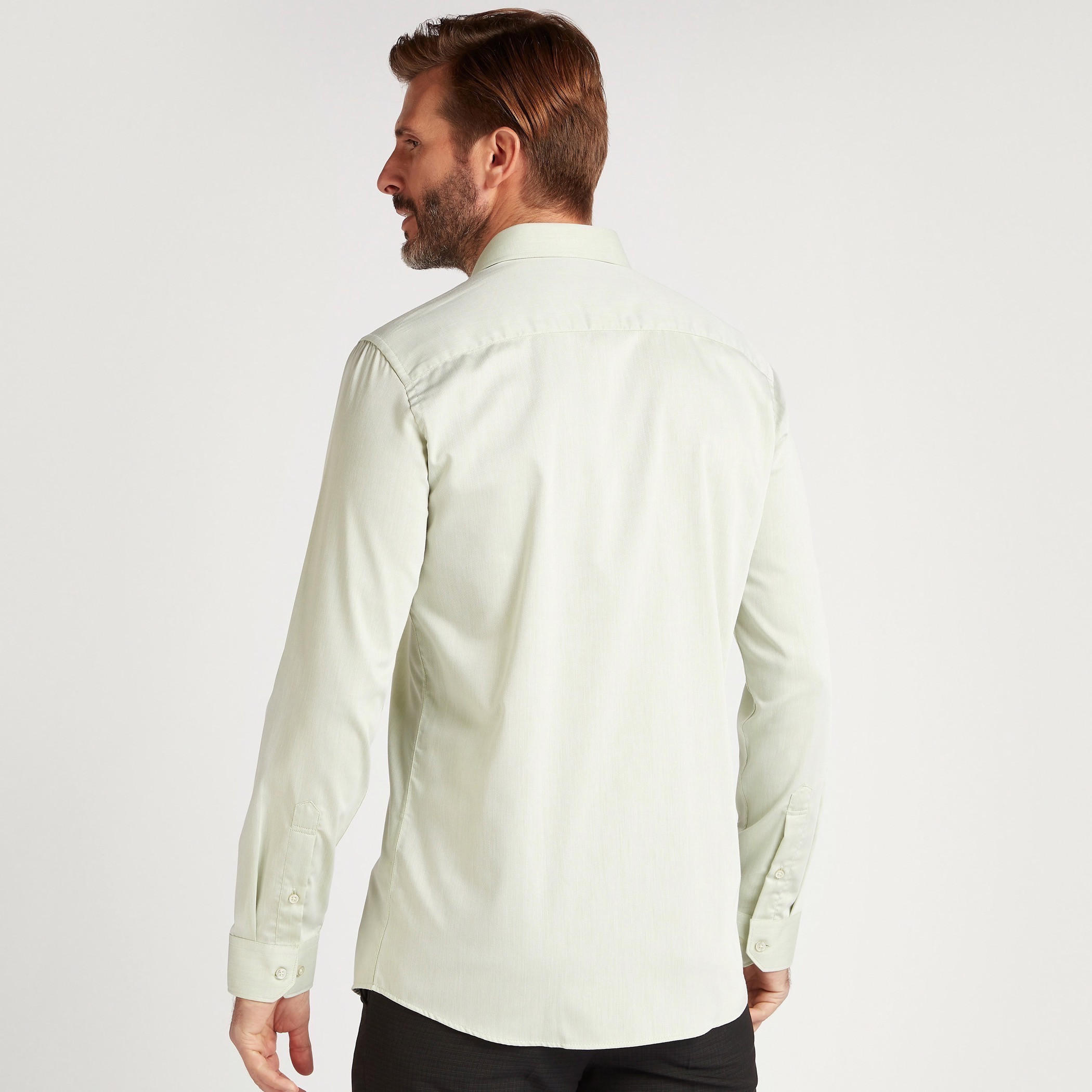 قميص بارز الملمس بأكمام طويلة وأزرار-men-clothing-shirts-image-4