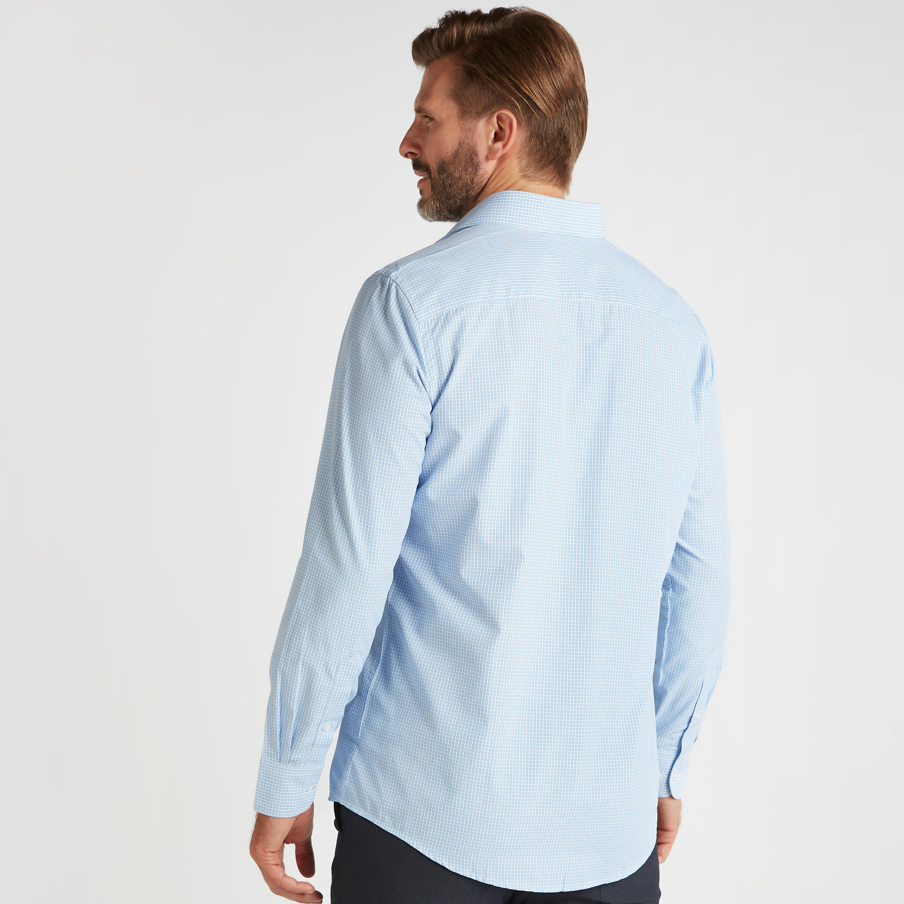 قميص كاروهات بياقة واسعة وأكمام طويلة-men-clothing-shirts-image-4