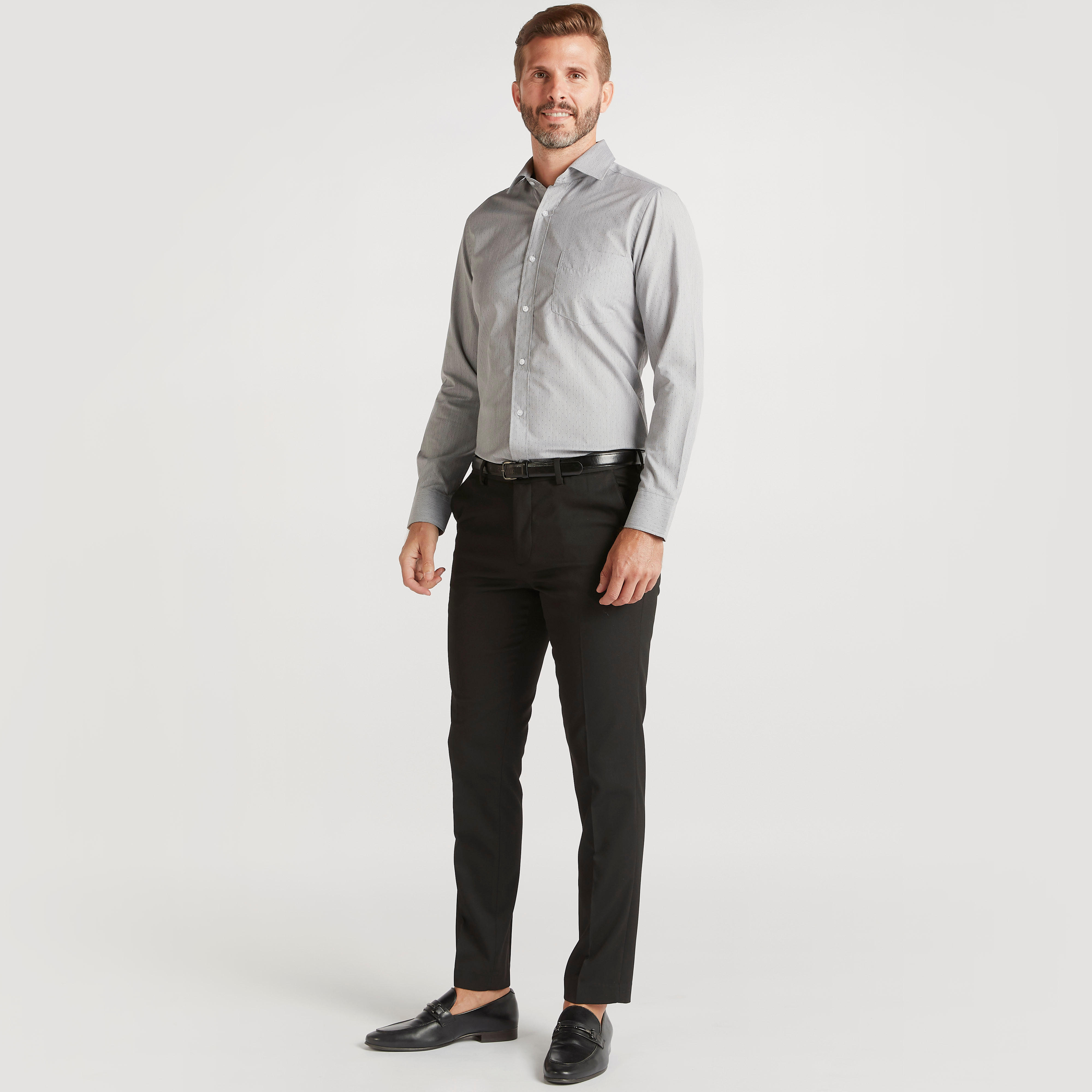 Printed Shirt with Spread Collar and Long Sleeves-men-clothing-shirts-image-2