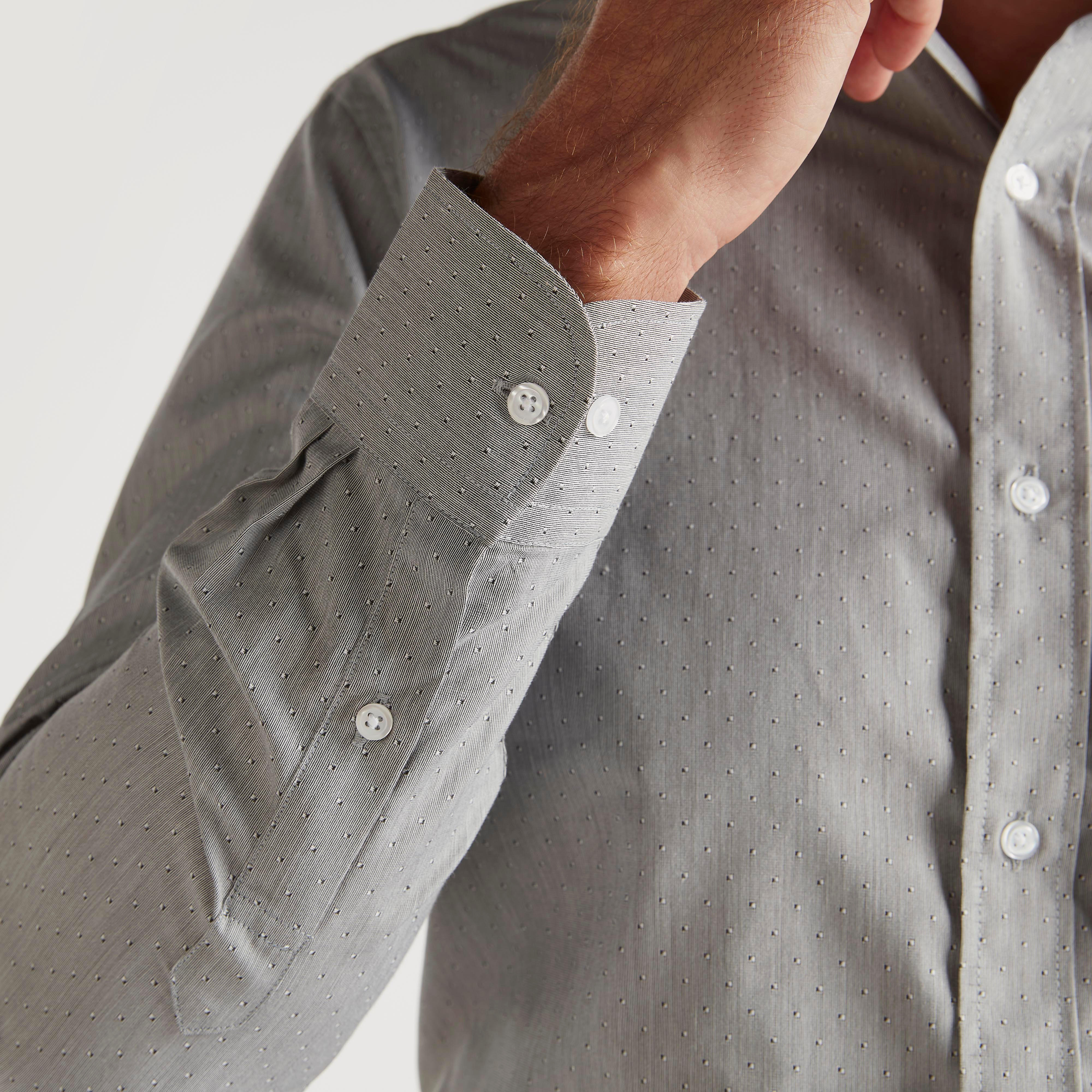 Printed Shirt with Spread Collar and Long Sleeves-men-clothing-shirts-image-3