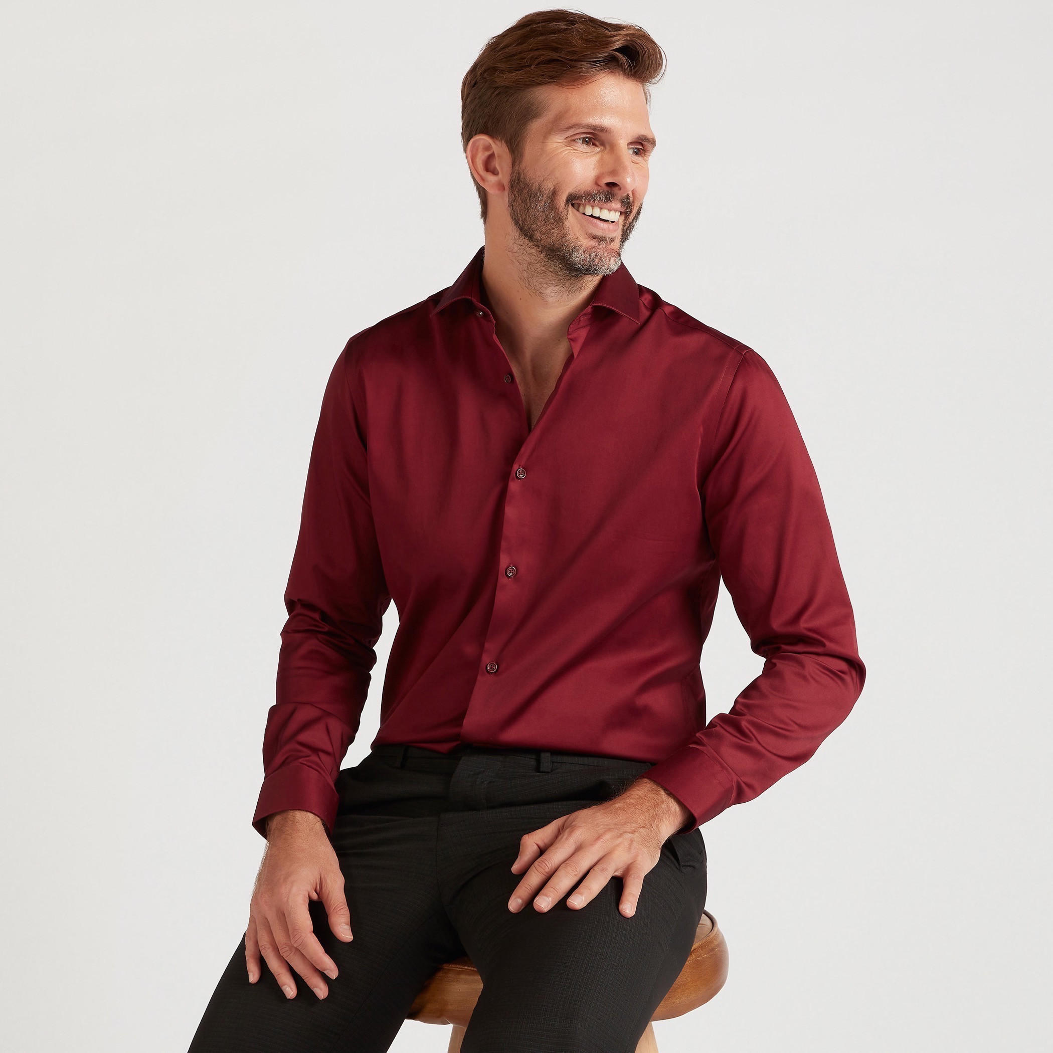 Solid Shirt with Long Sleeves-men-clothing-shirts-image-1