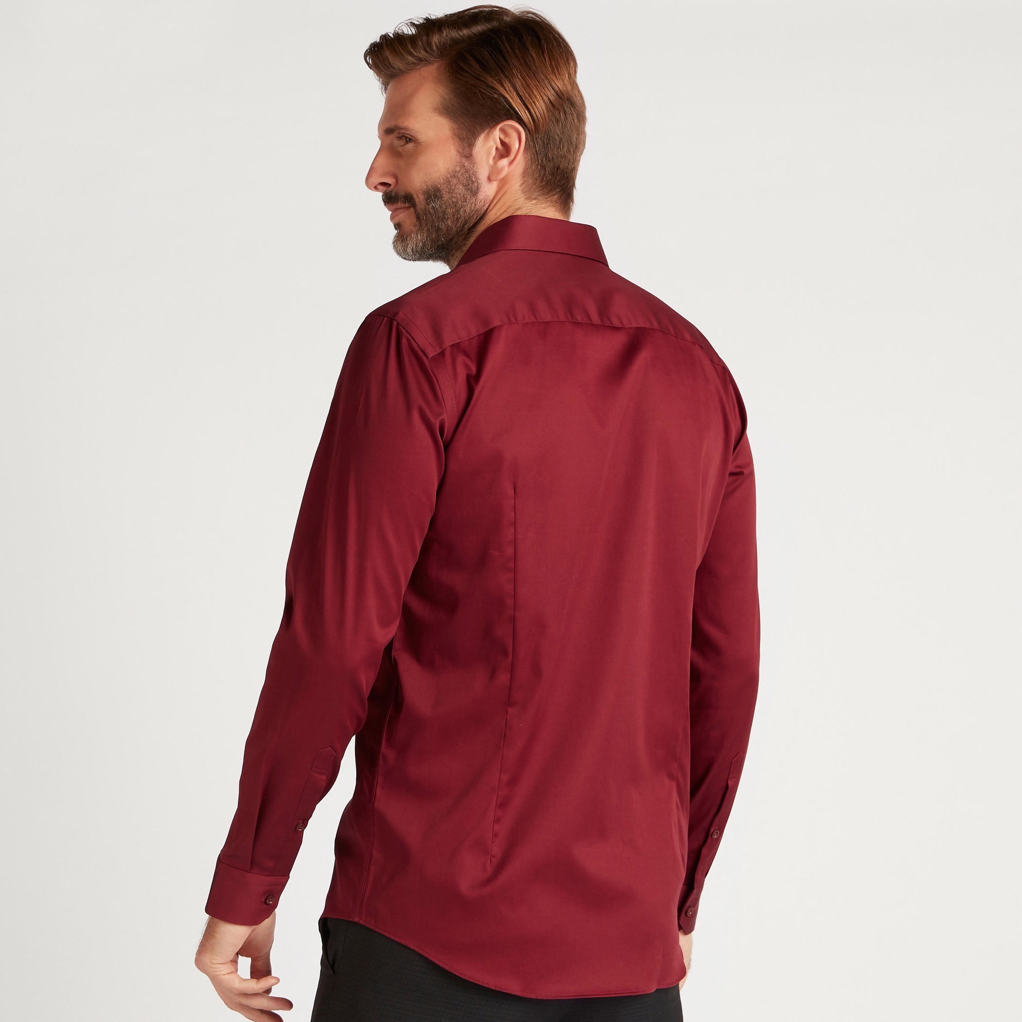 Solid Shirt with Long Sleeves-men-clothing-shirts-image-4