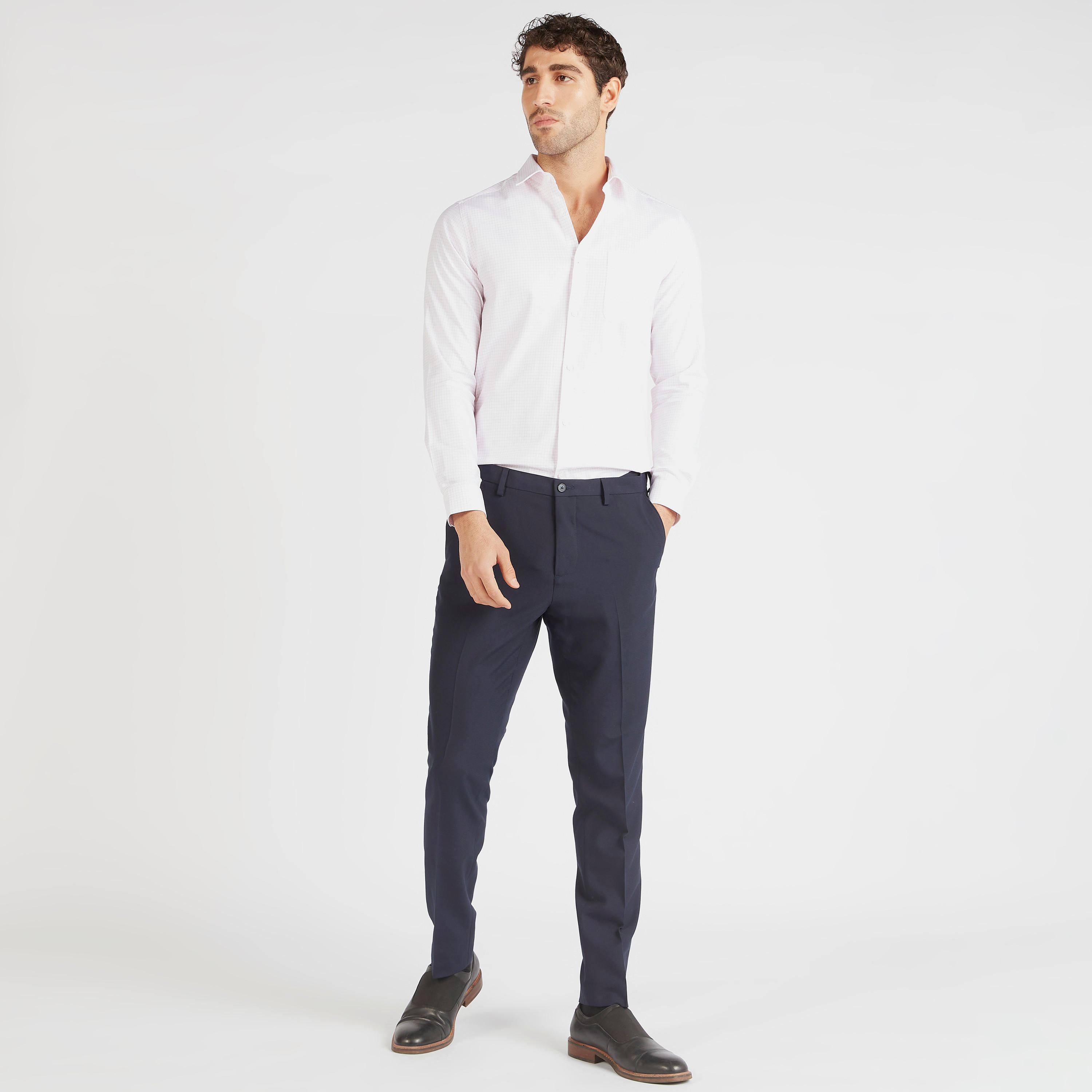 قميص كاروهات بأزرار وأكمام طويلة وجيوب-men-clothing-shirts-image-3