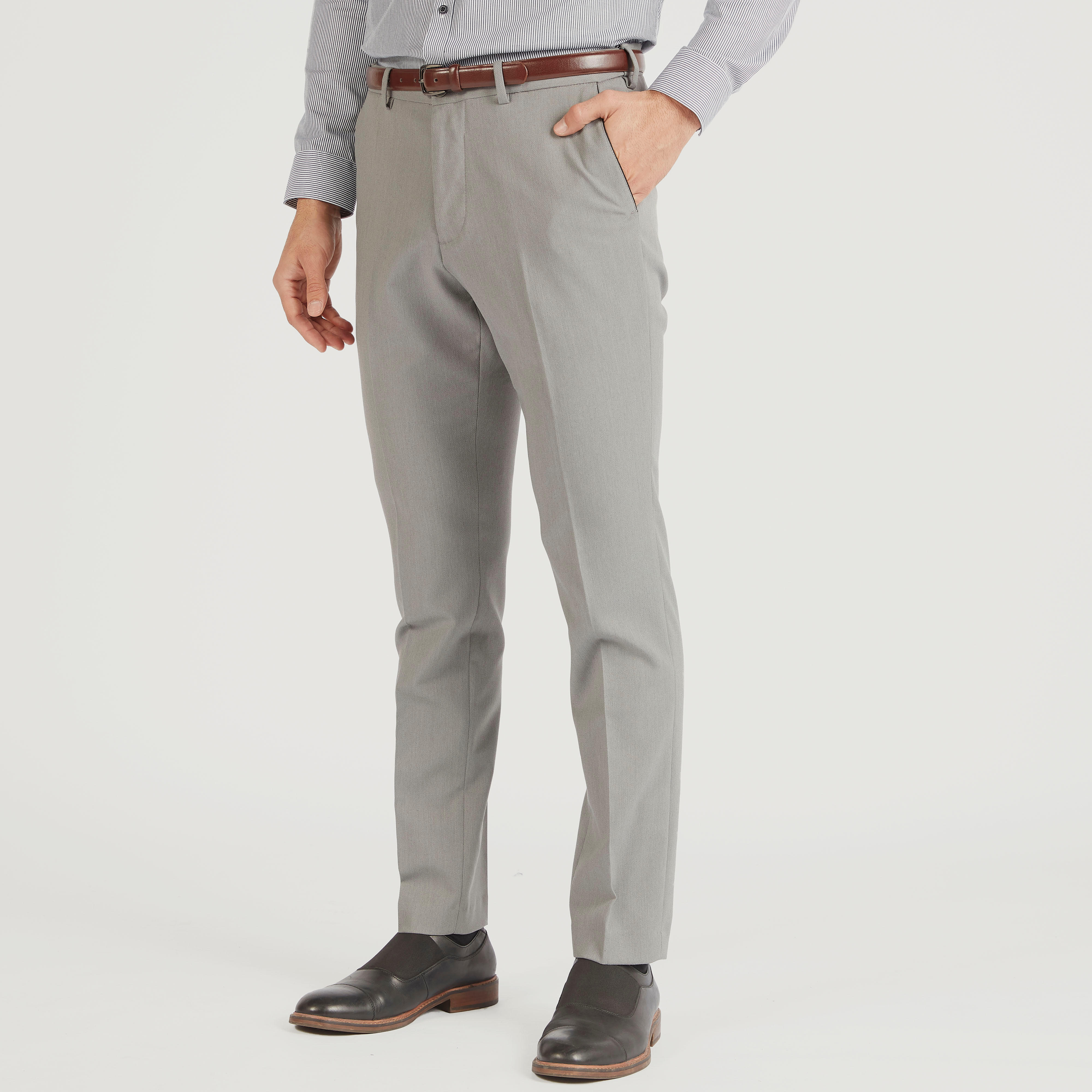 Solid Mid-Rise Trousers with Button Closure and Pockets-men-clothing-bottoms-trousersandchinos-trousers-image-1