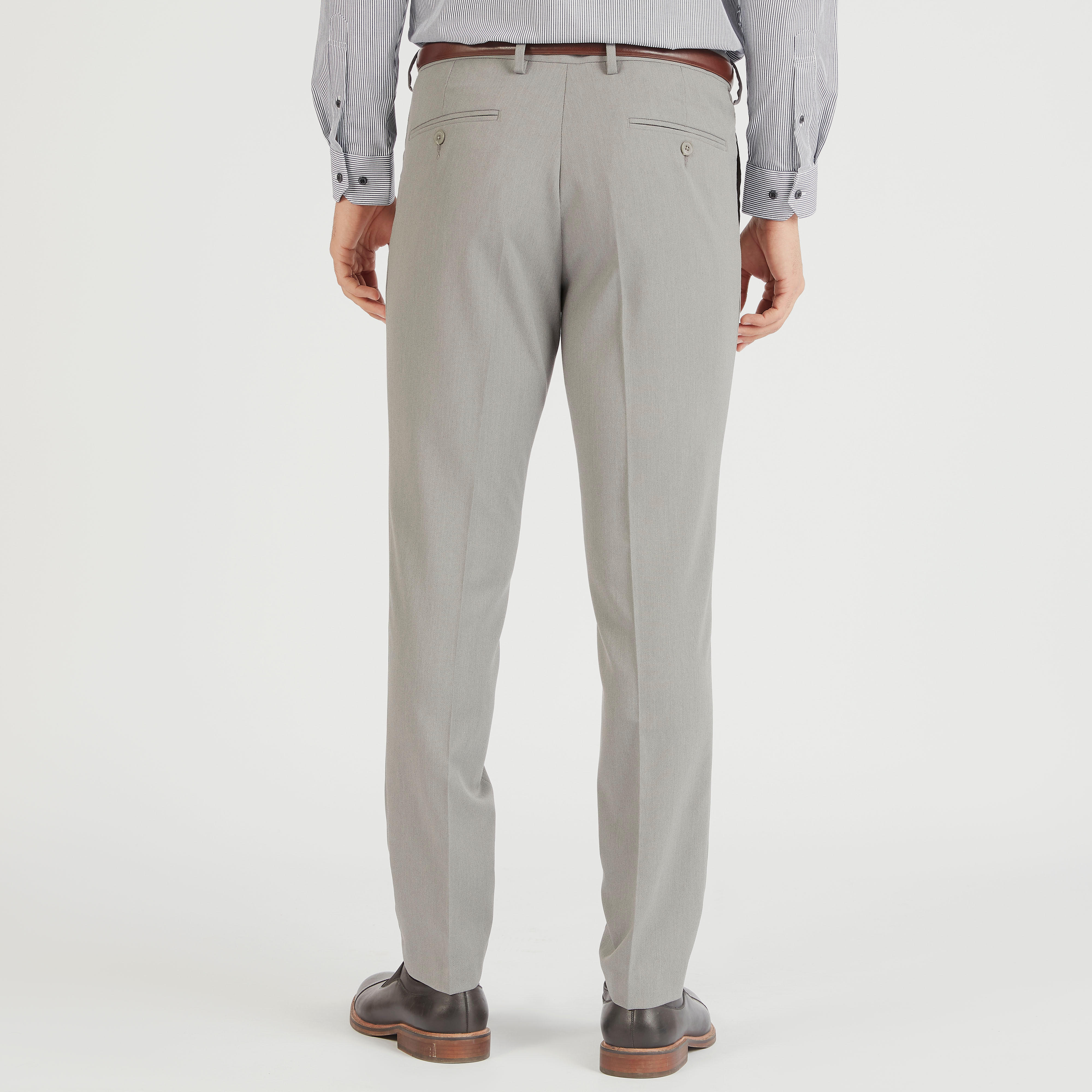 Solid Mid-Rise Trousers with Button Closure and Pockets-men-clothing-bottoms-trousersandchinos-trousers-image-4