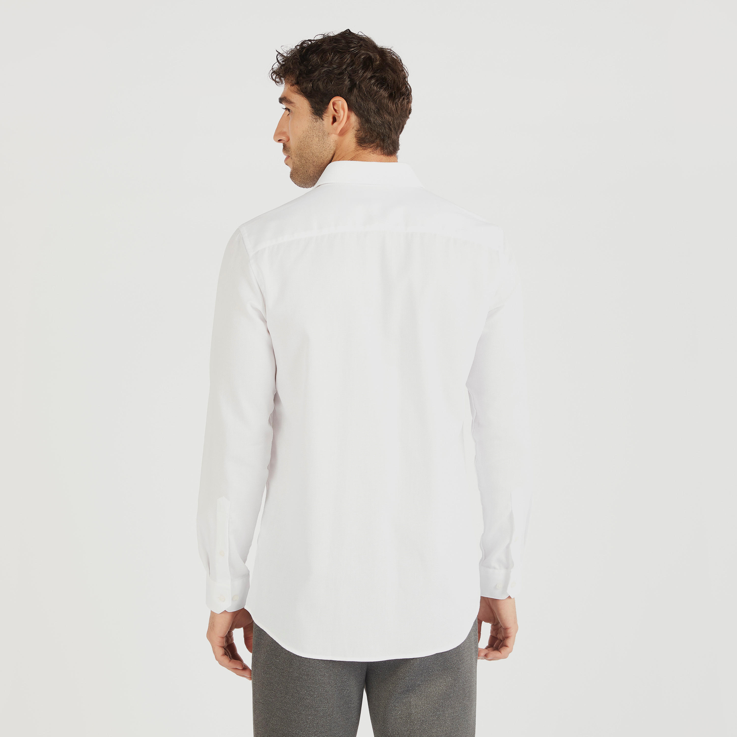 سويت شيرت سادة بأكمام طويلة وأزرار-men-clothing-shirts-image-1