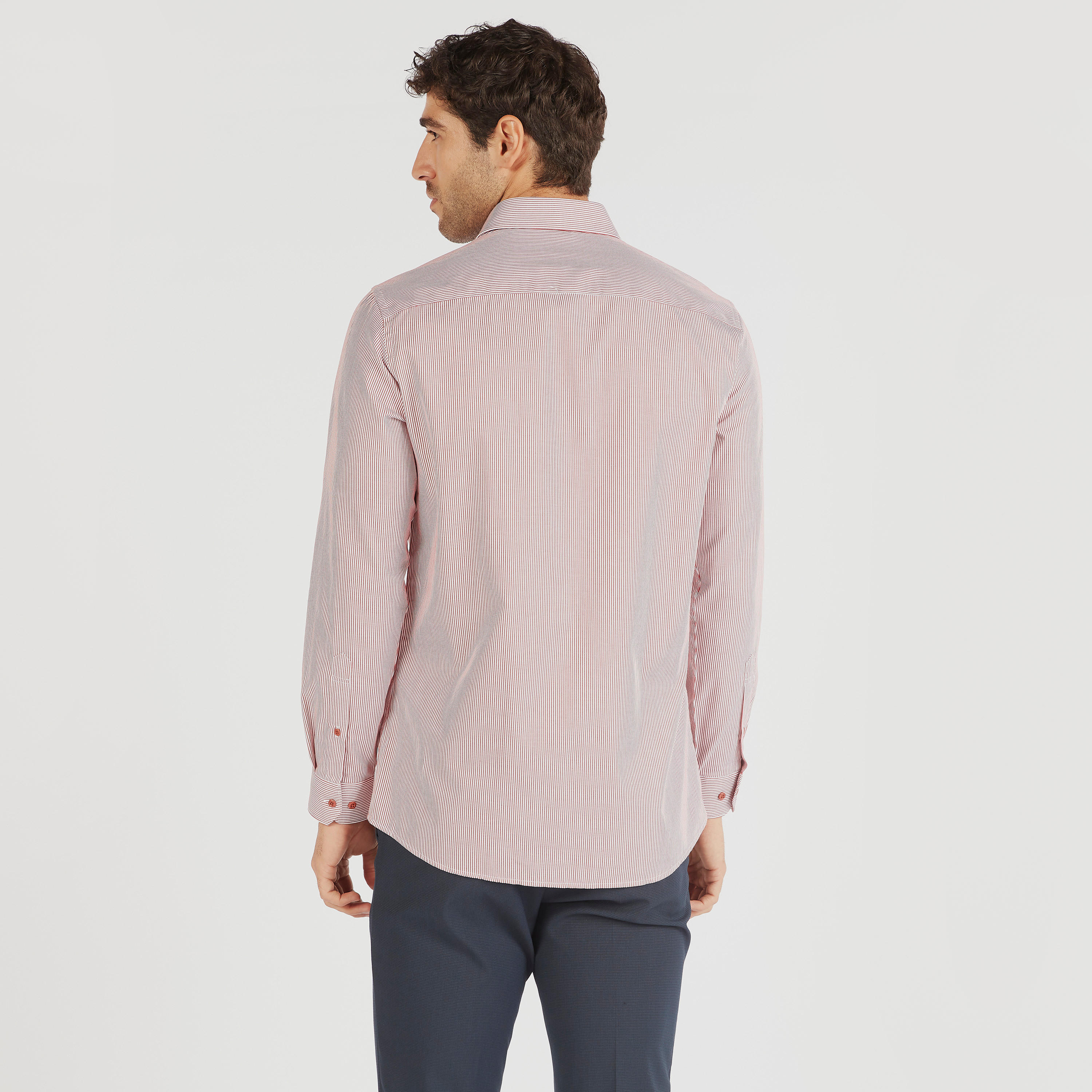 قميص مقلم بقصّة سليم وأكمام طويلة-men-clothing-shirts-image-4