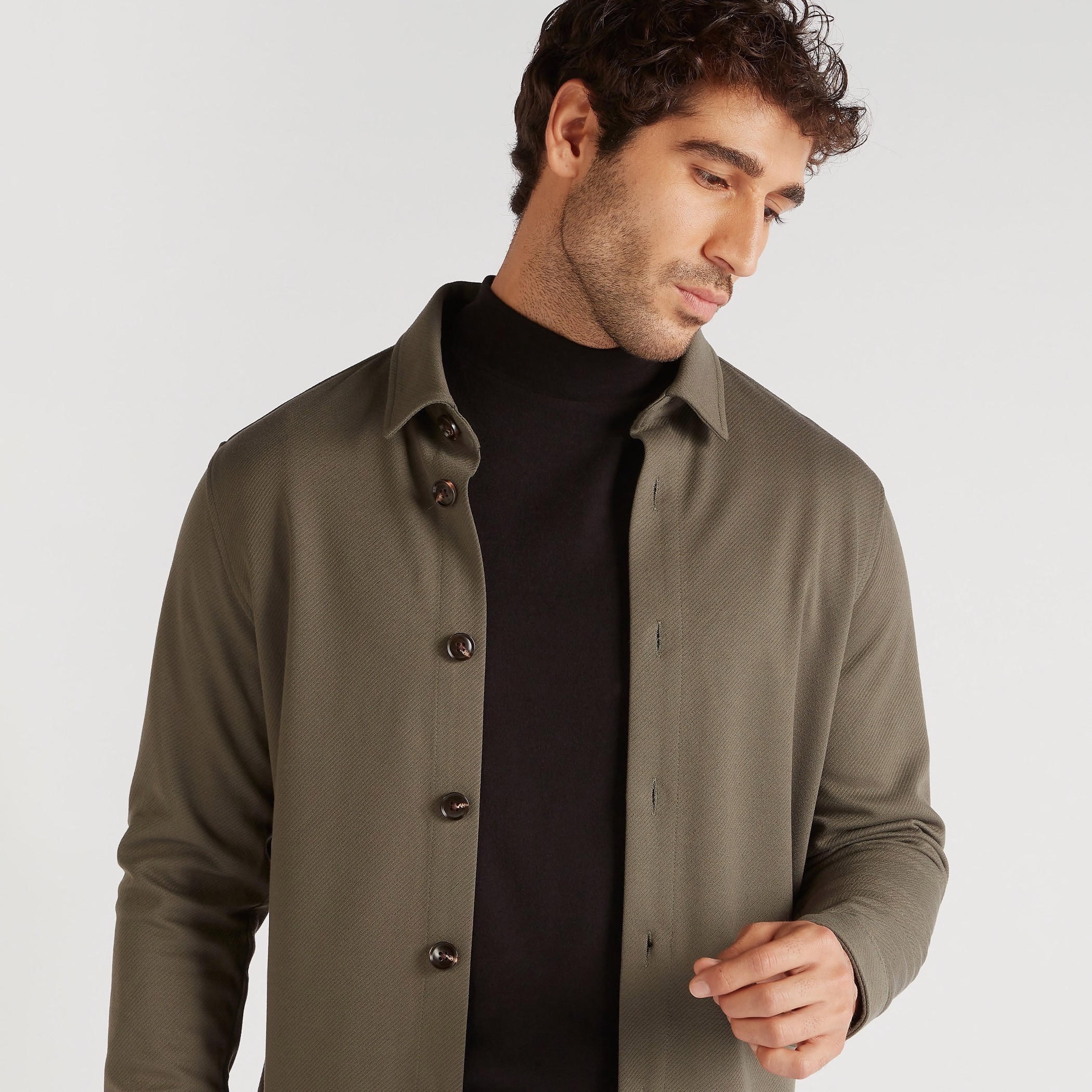 جاكيت بارز الملمس بياقة عادية وأكمام طويلة-men-clothing-jacketsandblazers-jackets-image-2