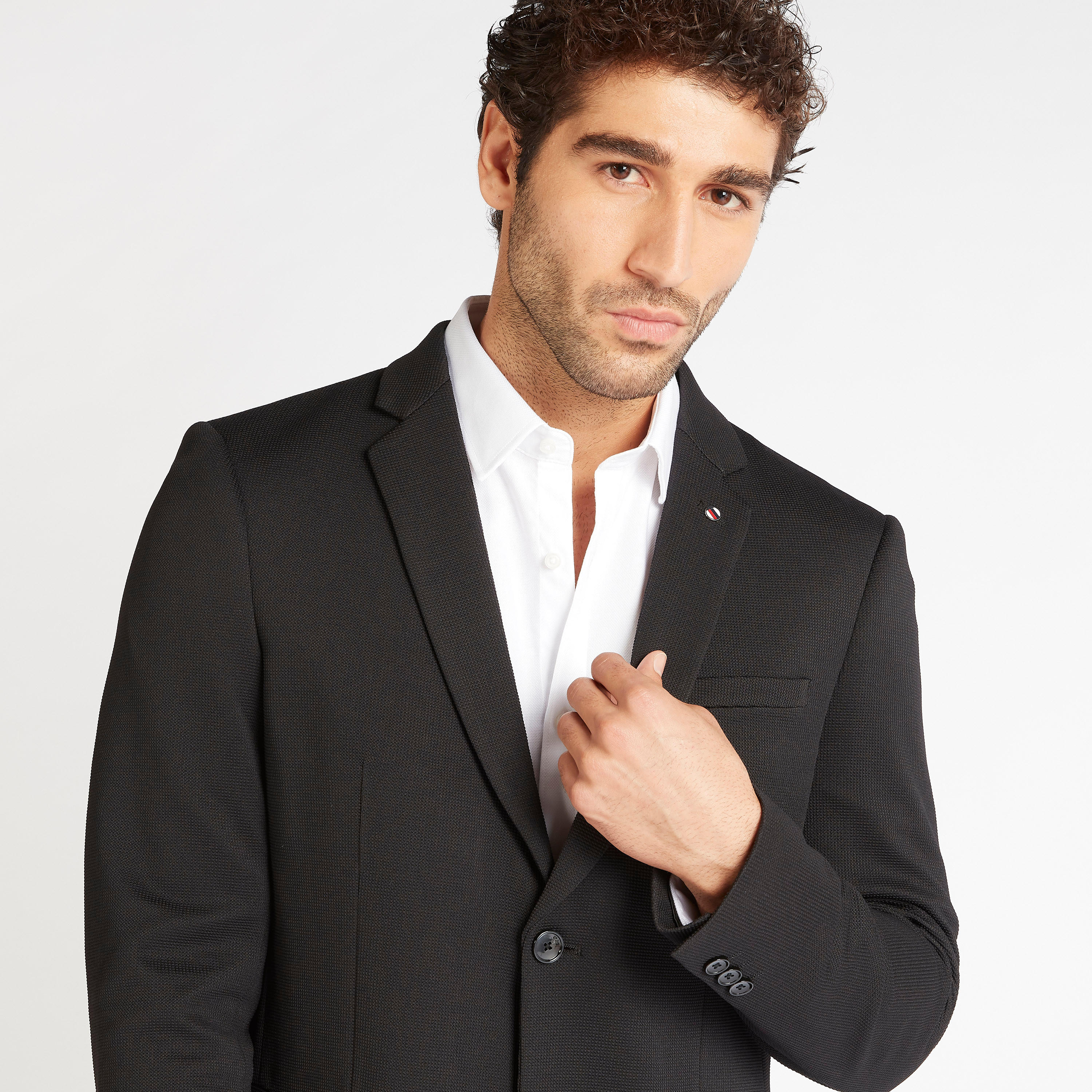 جاكيت بليزر بارز الملمس بياقة مطويّة-men-winterwear-jacketsandblazers-image-4