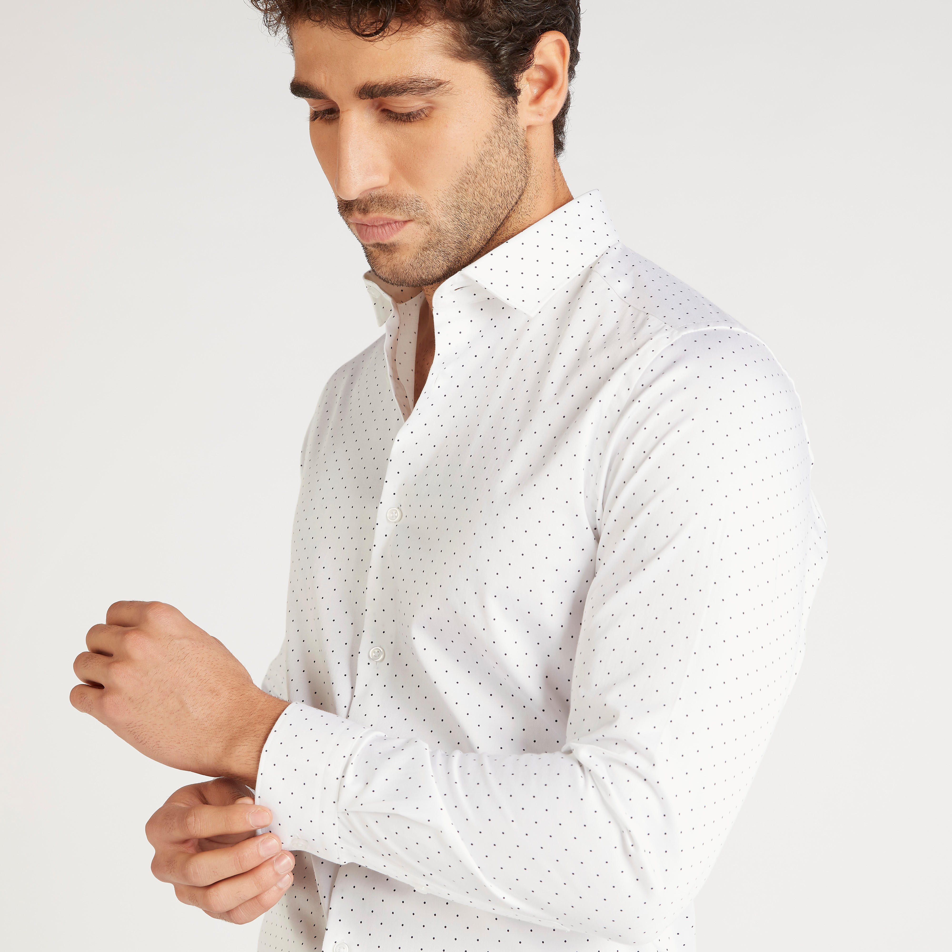 Printed Button Up Shirt with Long Sleeves-men-clothing-shirts-image-5