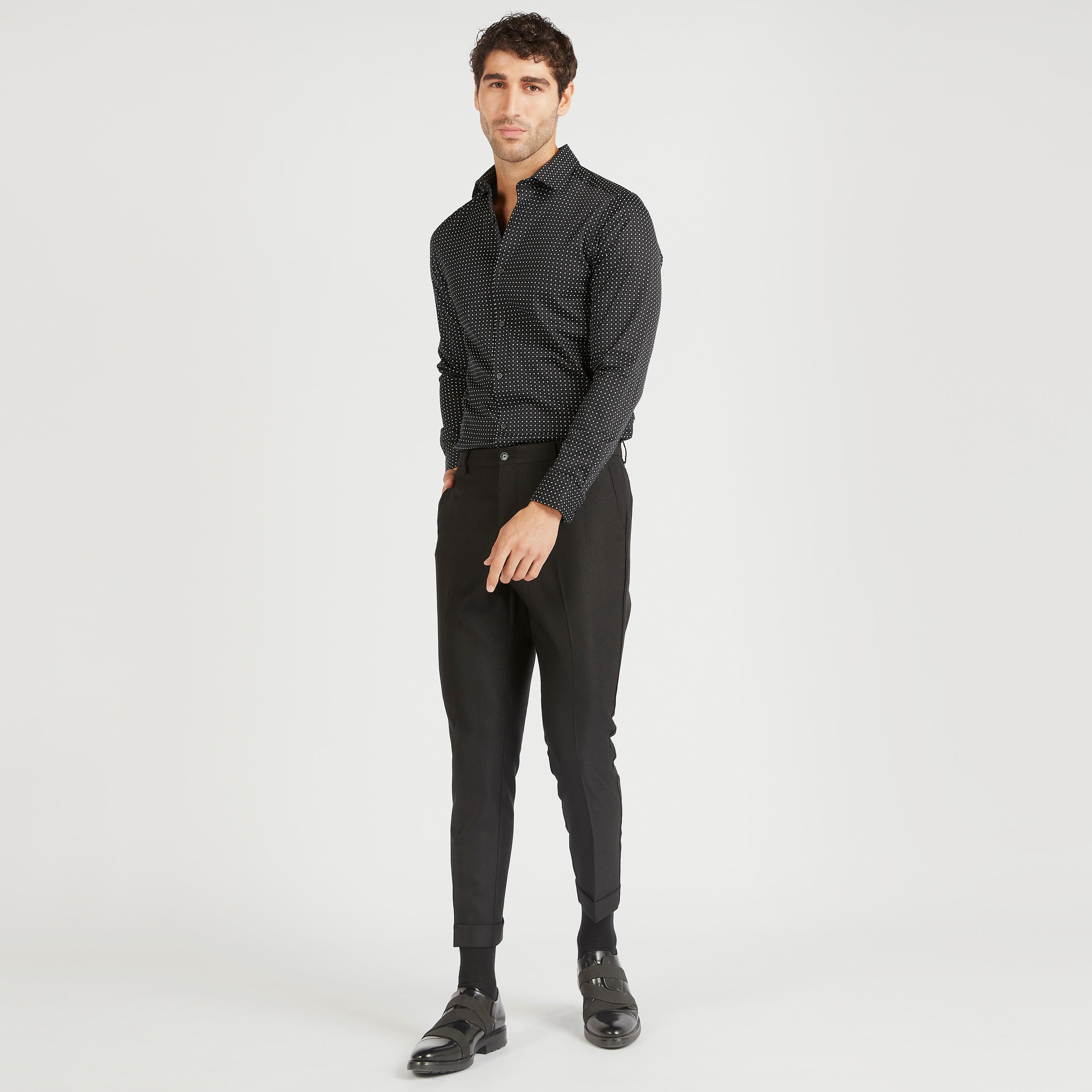 Printed Shirt with Long Sleeves and Button Closure-men-clothing-shirts-image-2