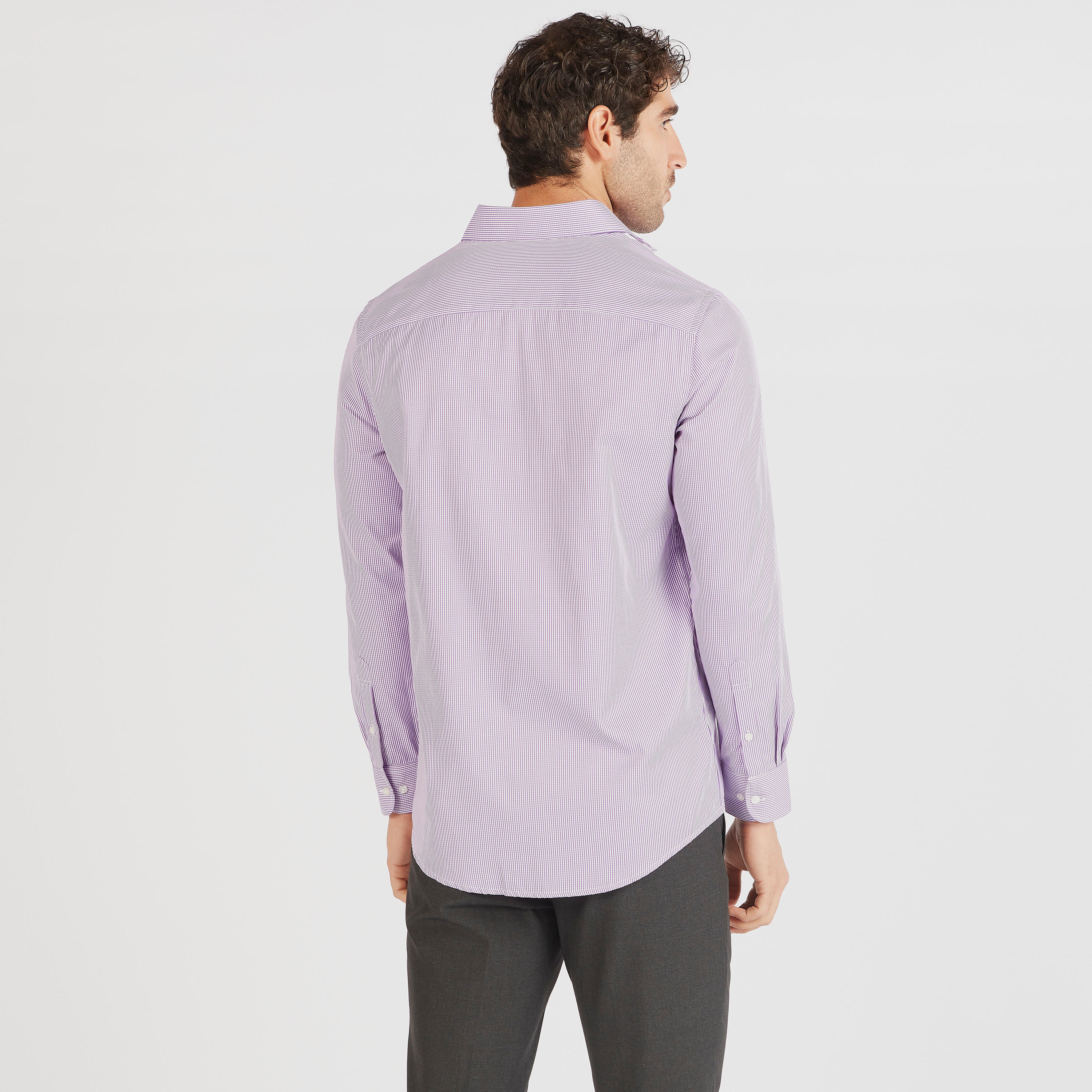 قميص كاروهات بقصّة عادية وأكمام طويلة-men-clothing-shirts-image-1