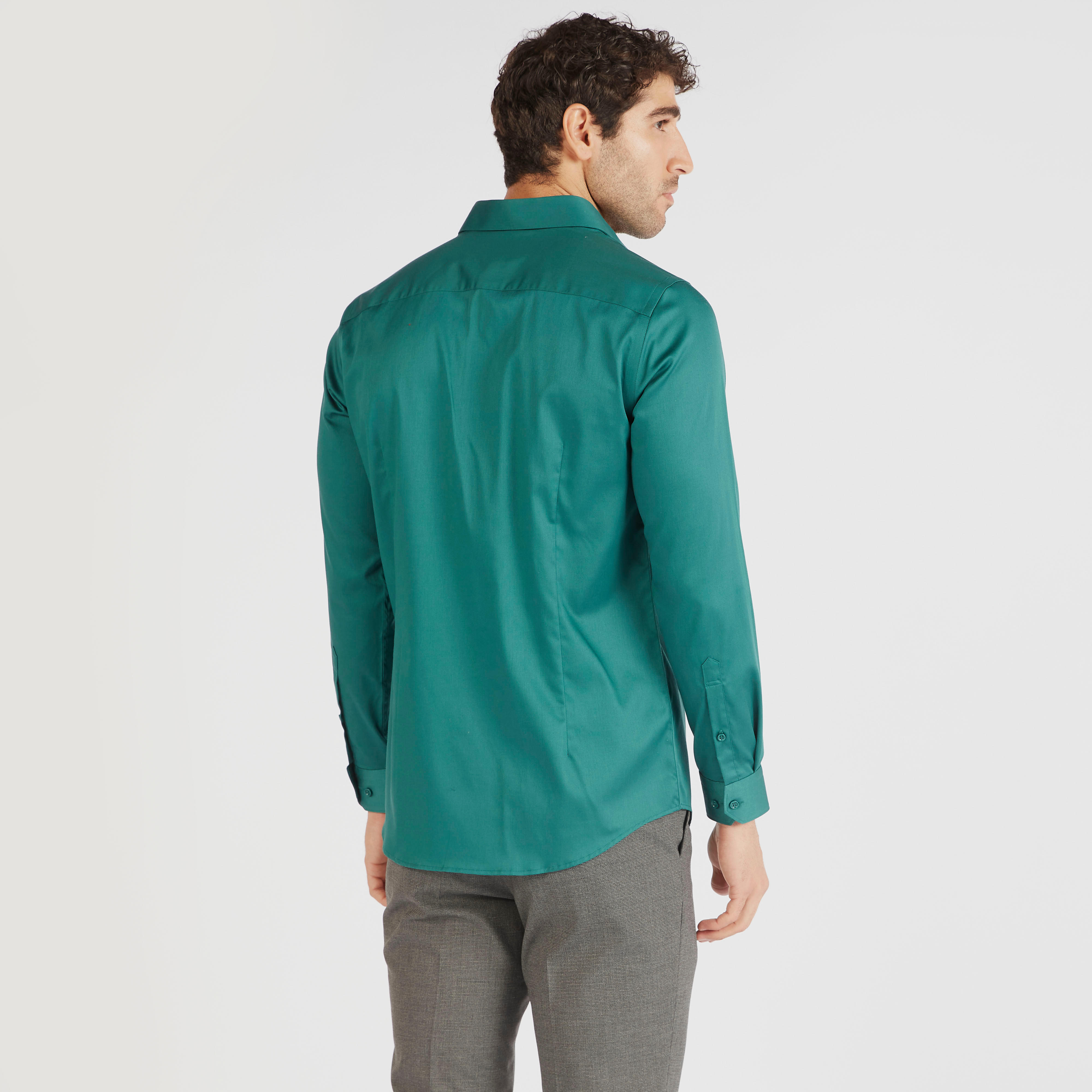 قميص رسمي سادة بأكمام طويلة وزر إغلاق-men-clothing-shirts-image-1