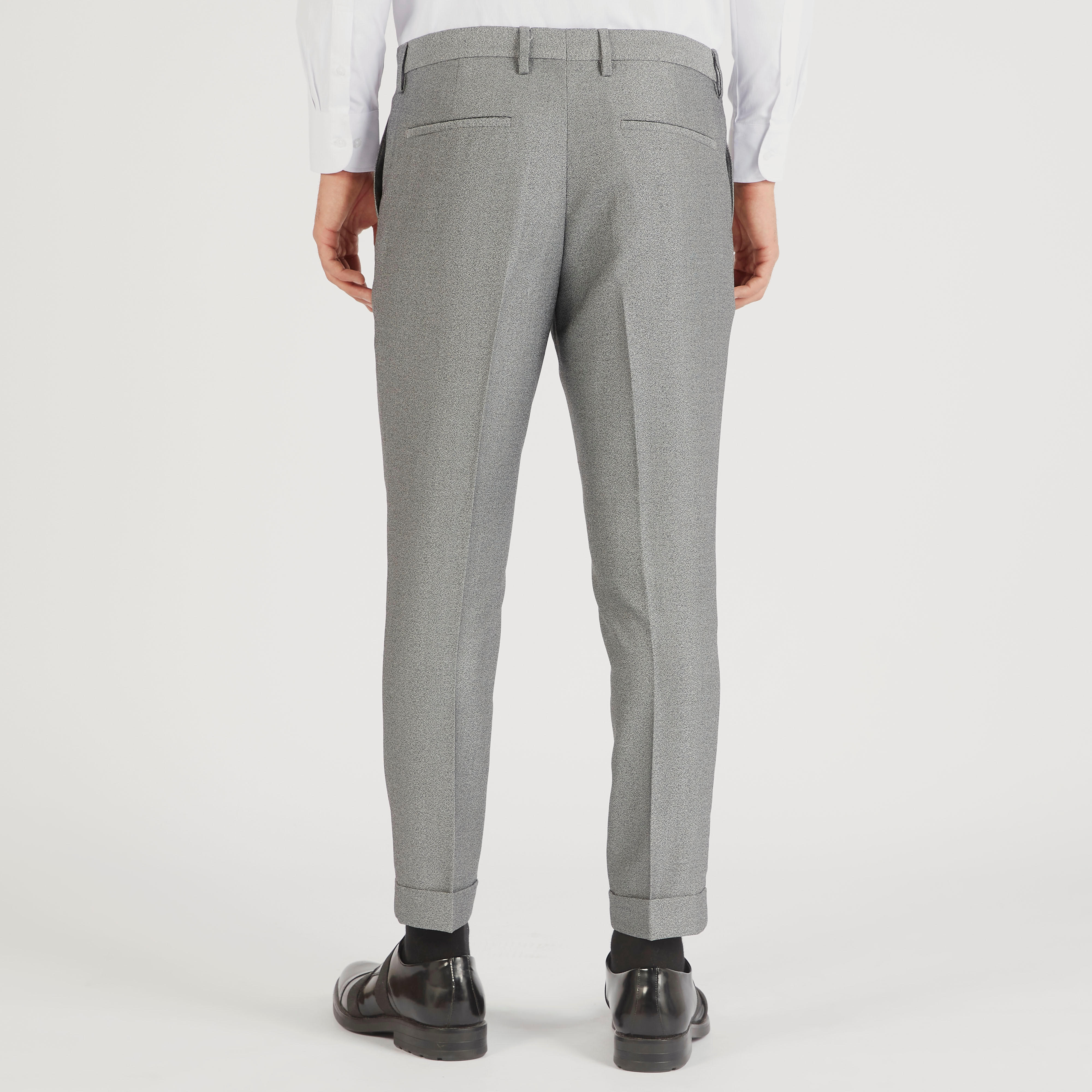 بنطلو بارز الملمس بقصّة سليم وزر إغلاق وجيوب-men-clothing-bottoms-trousersandchinos-trousers-image-4