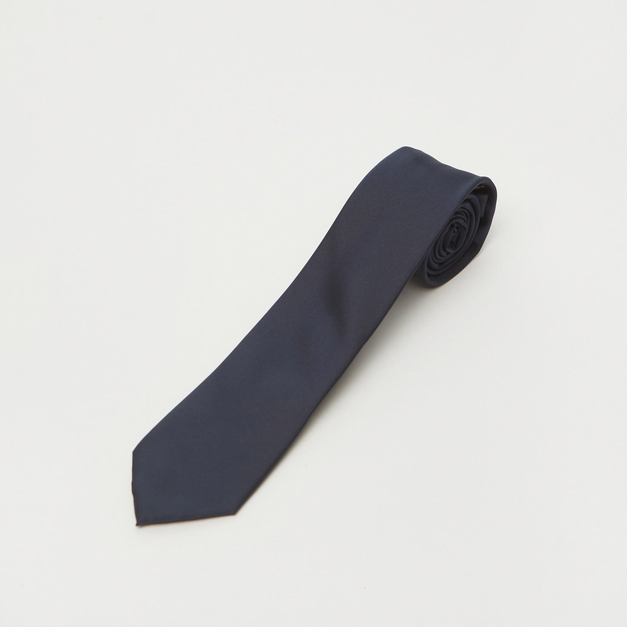 Solid Necktie with Keeper Loop-men-tiesandcufflinks-pocketsquares-image-1