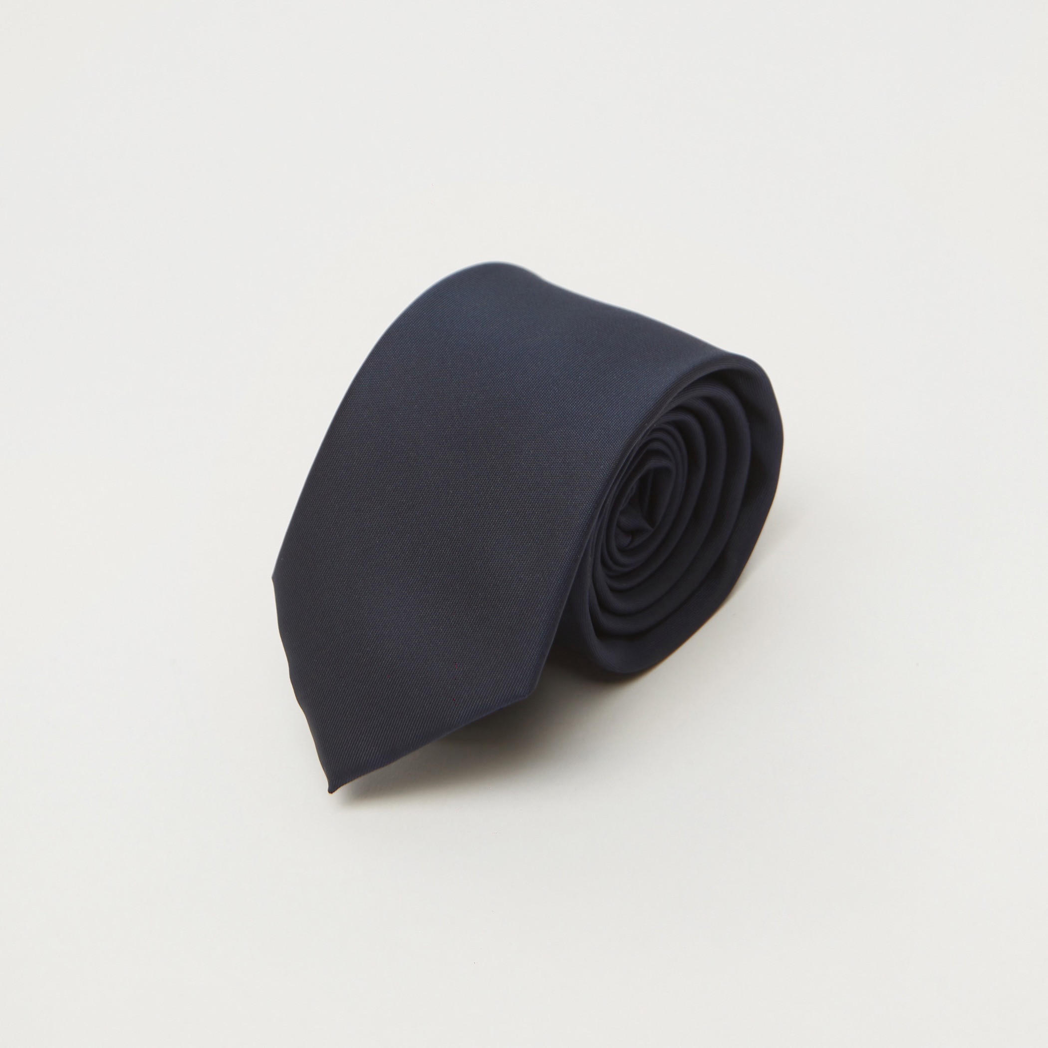 Solid Necktie with Keeper Loop-men-tiesandcufflinks-pocketsquares-image-3