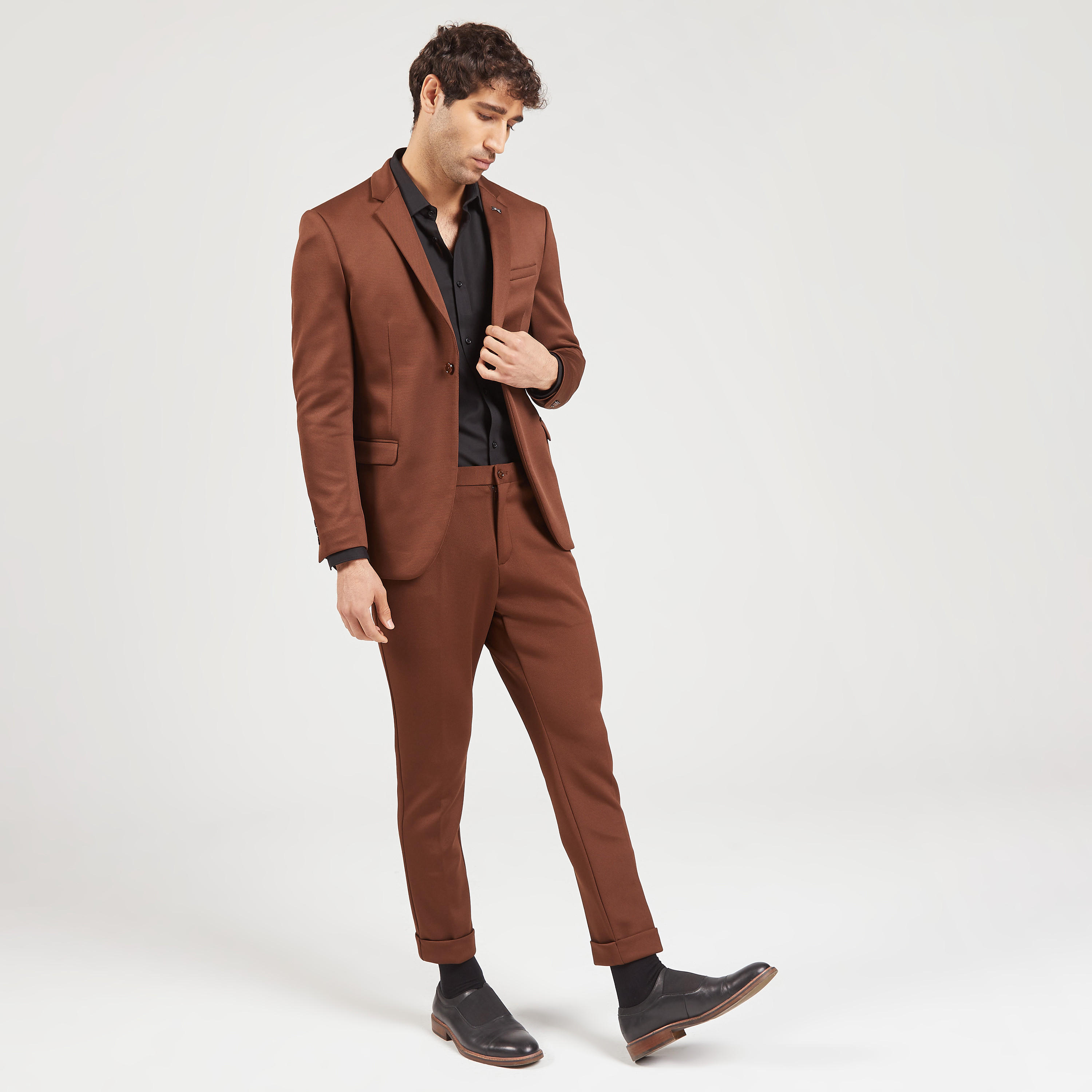 جاكيت بليزر بارز الملمس بجيوب وفتحة تهوية مزدوجة-men-clothing-jacketsandblazers-blazers-image-2