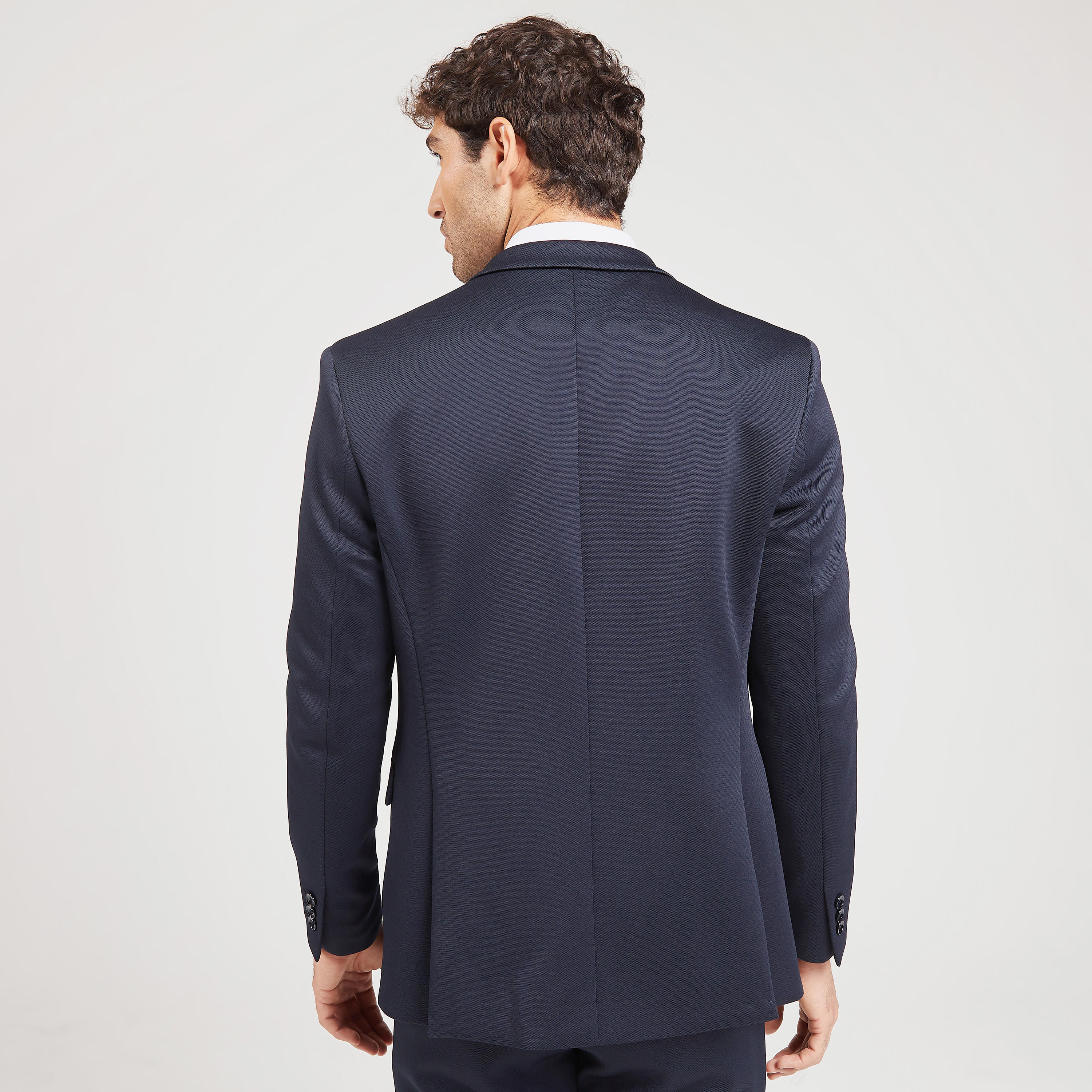 جاكيت بليزر بارز الملمس بجيوب وفتحة تهوية مزدوجة-men-clothing-jacketsandblazers-blazers-image-8