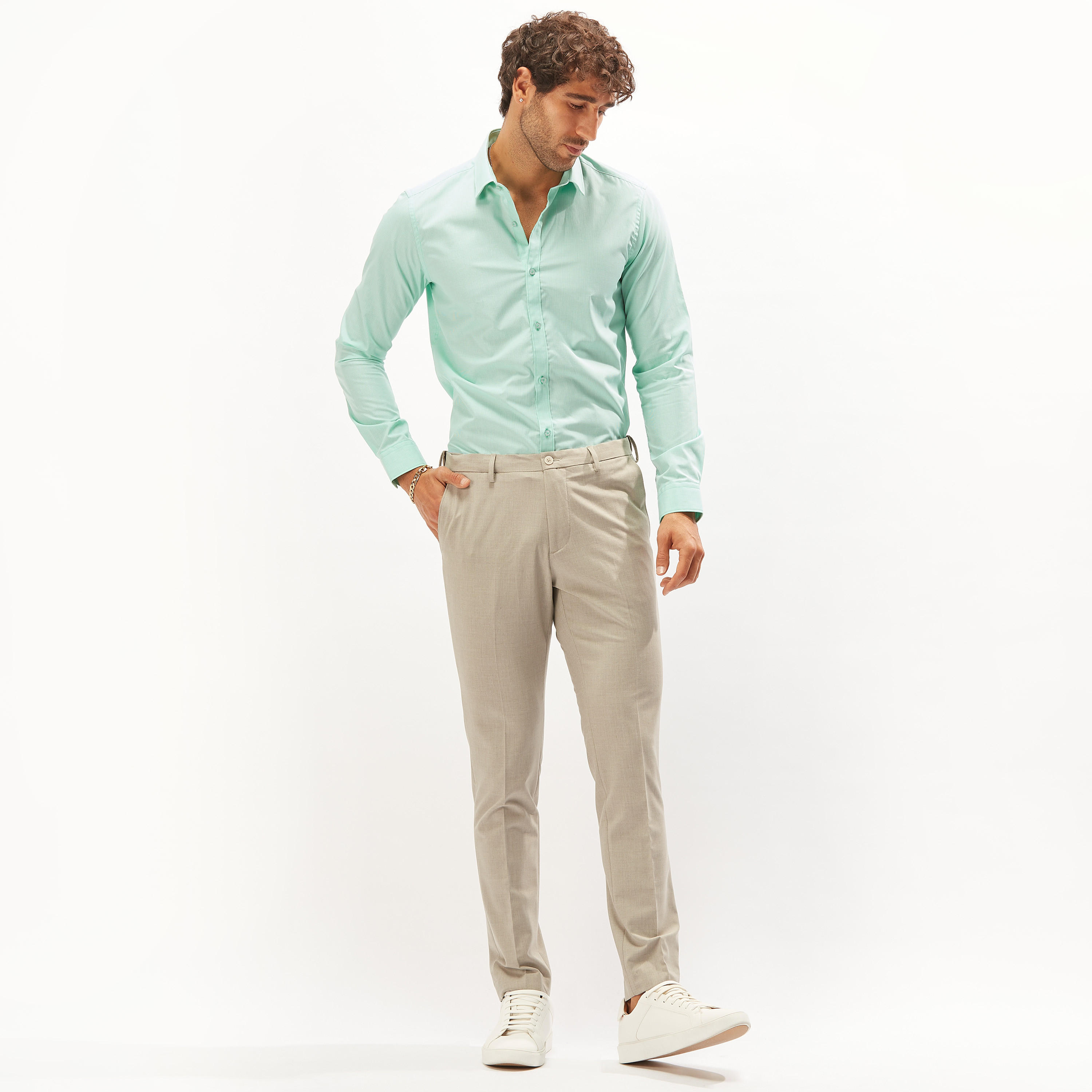 بنطلون رسمي سادة بجيوب وزر إغلاق-men-clothing-trousersandchinos-trousers-image-3