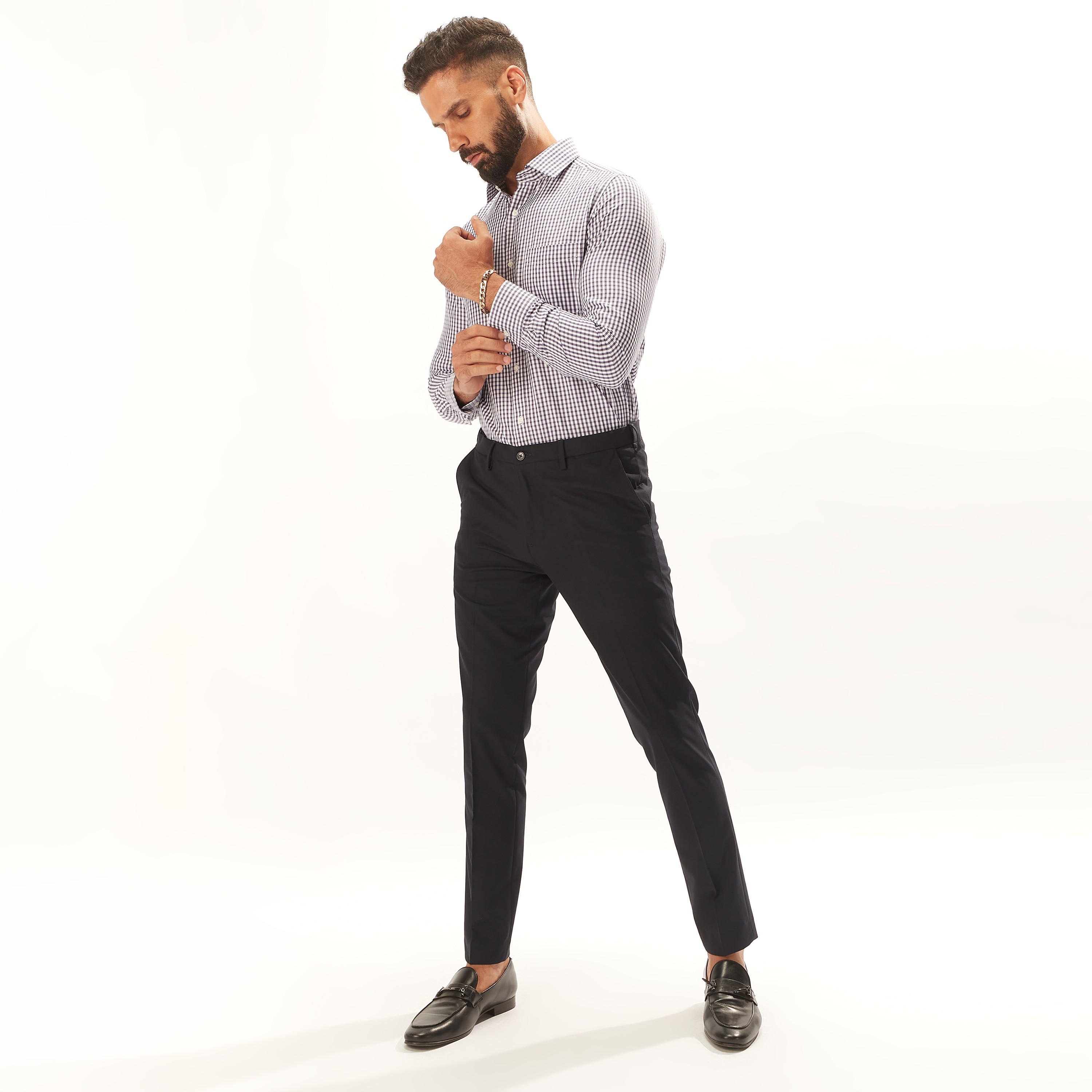 بنطلون رسمي سادة بجيوب وزر إغلاق-men-clothing-trousersandchinos-trousers-image-10